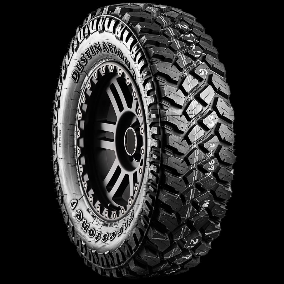 Firestone Destination M/T 2 17" angled tire