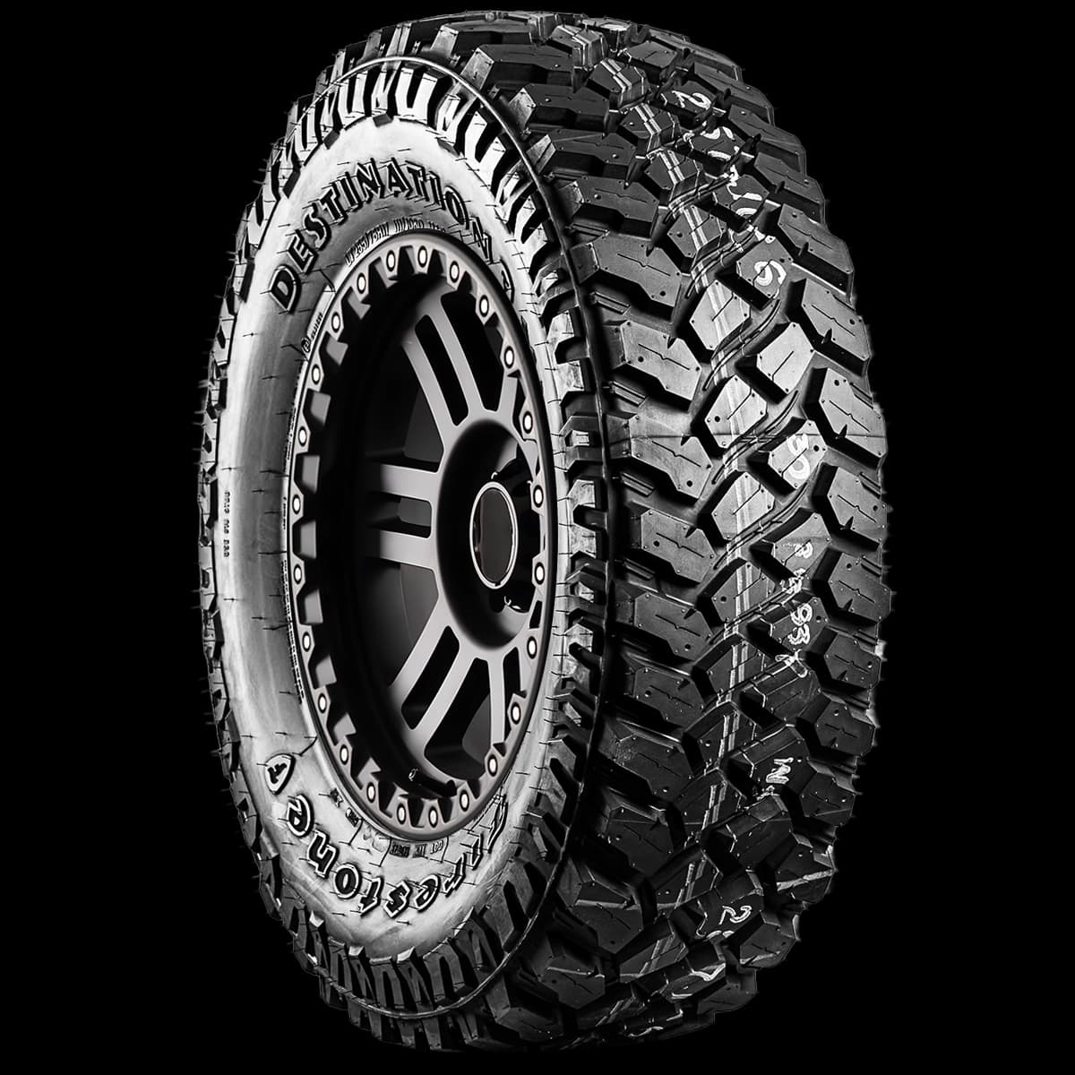 Firestone Destination M/T 2 17" angled tire