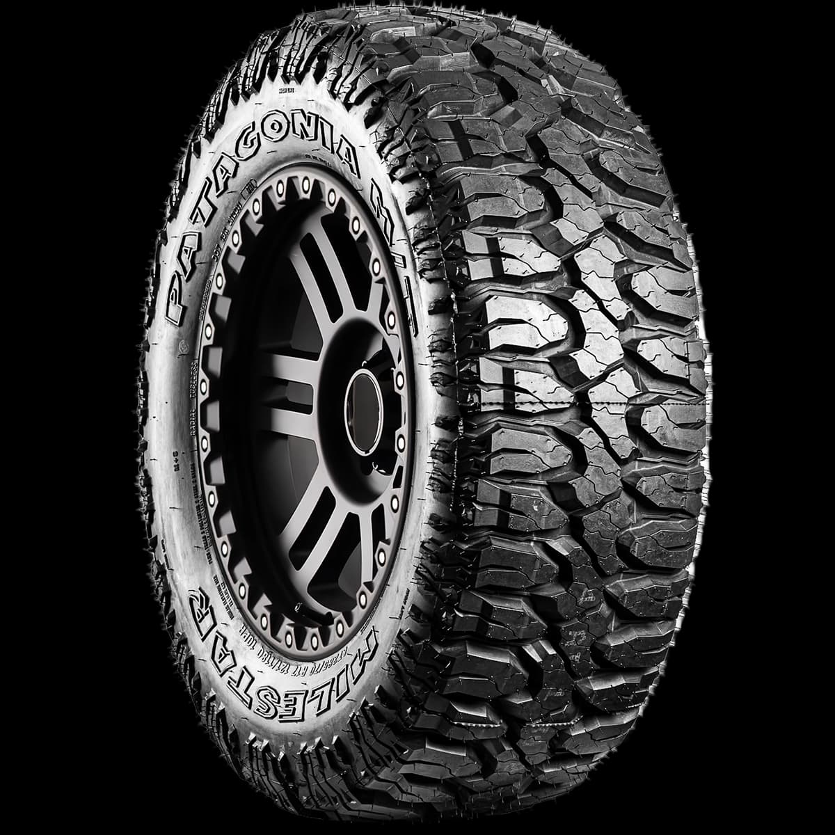 Milestar Patagonia M/T 17" angled tire