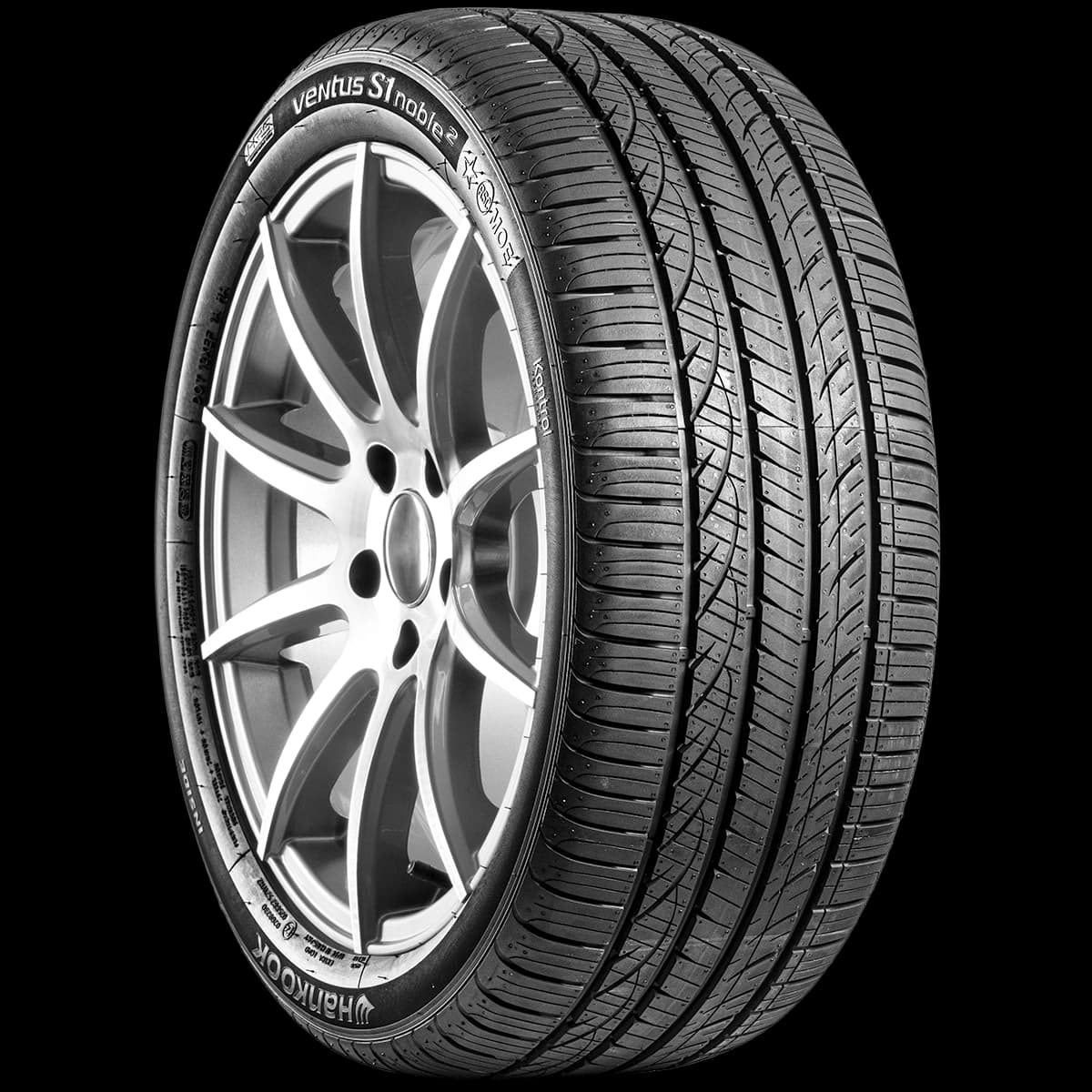 Hankook Ventus S1 Noble 2 H452B 17" angled tire