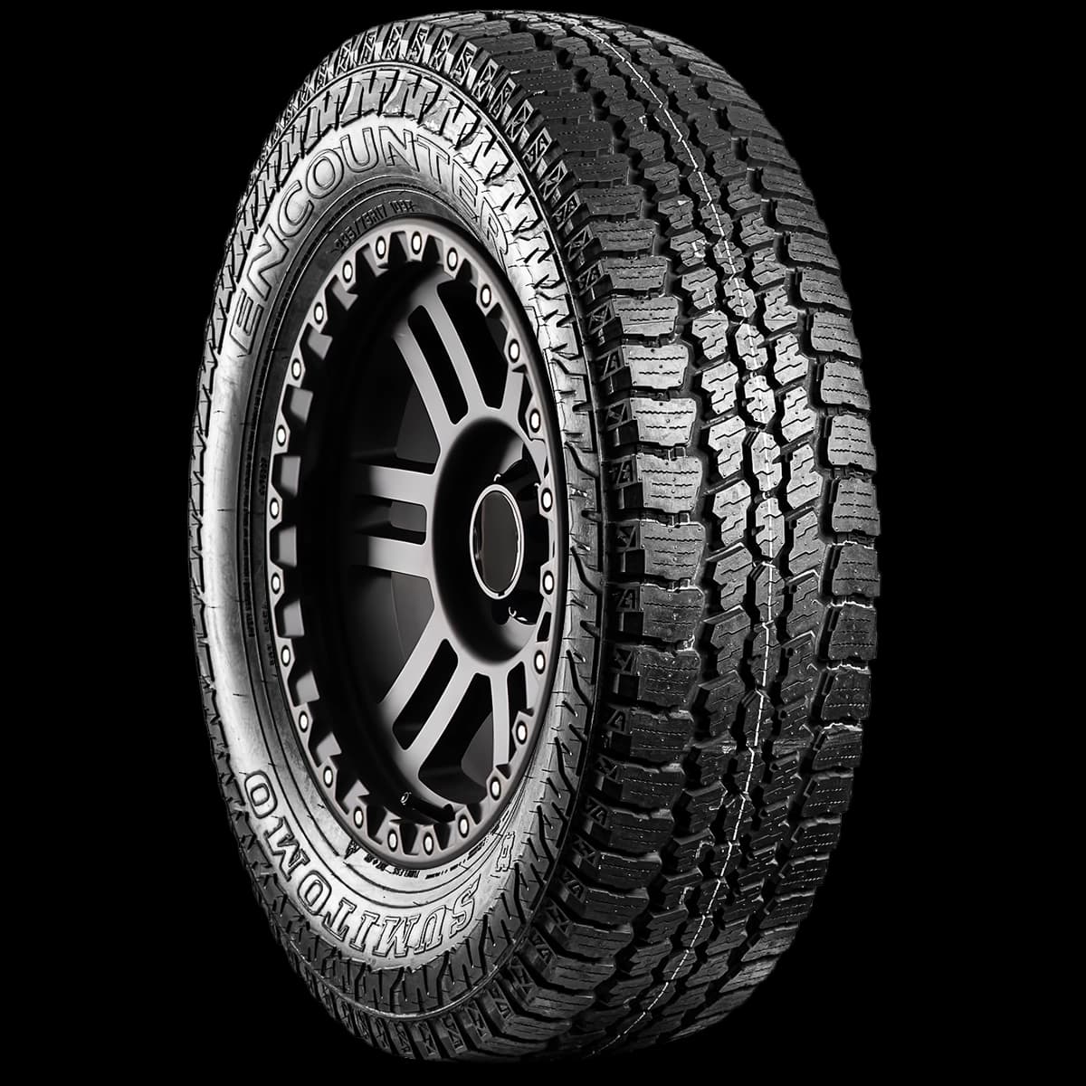 Sumitomo Encounter AT 17" angled tire