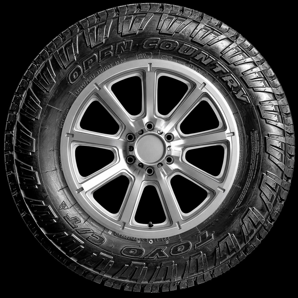 Toyo Open Country CT 17" side tire