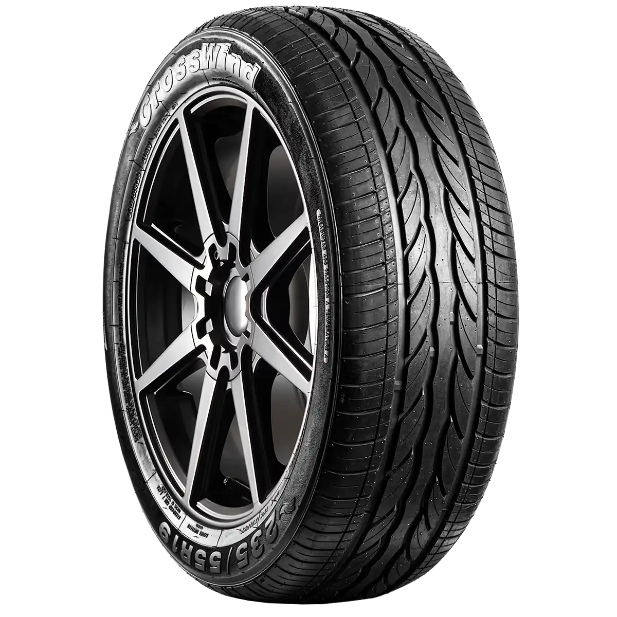 Crosswind All Season UHP 20" angled tire