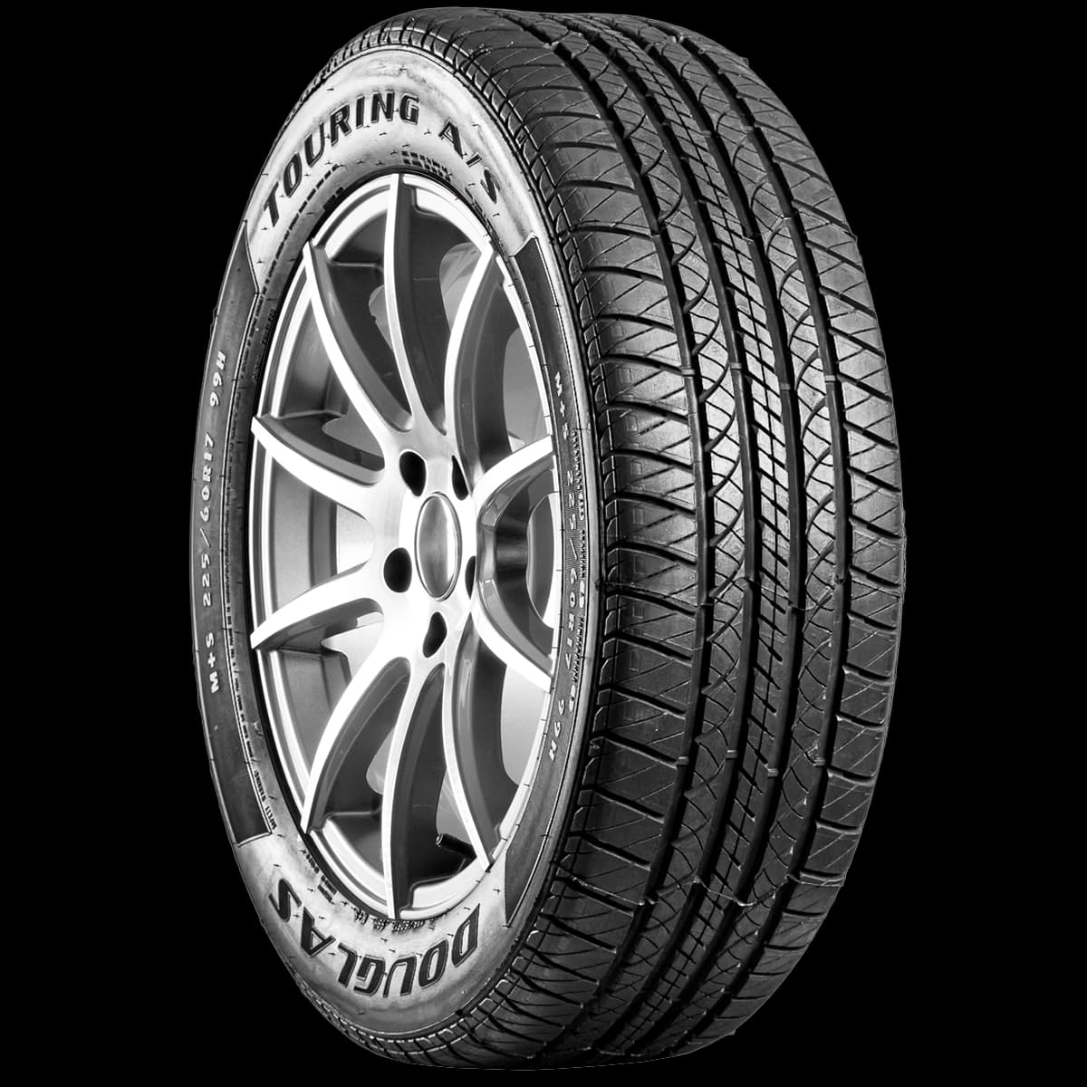 Douglas All Season 17" angled tire