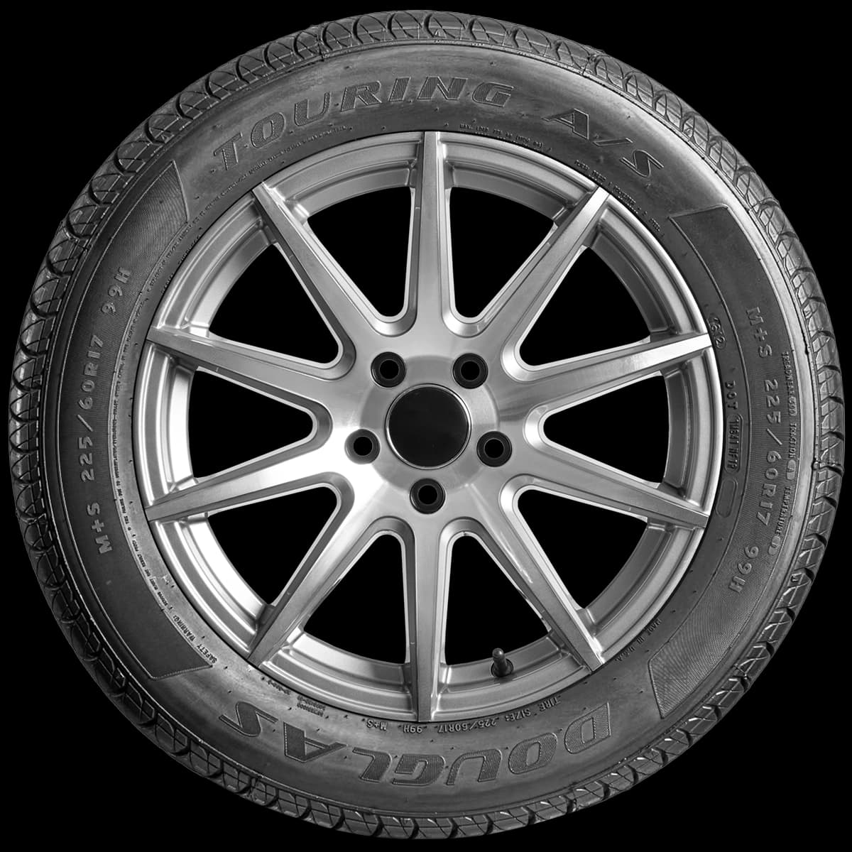 Douglas All Season 17" side tire