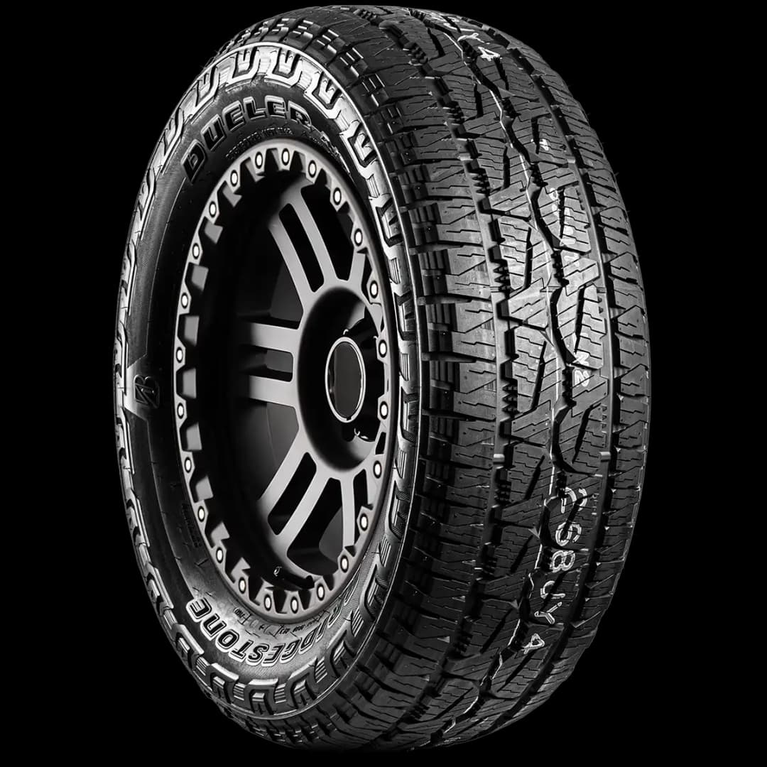Bridgestone Dueler A/T Revo 3 17" angled tire