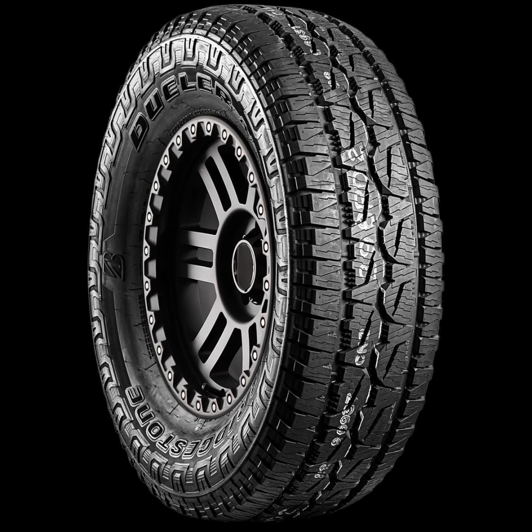 Bridgestone Dueler A/T Revo 3 17" angled tire