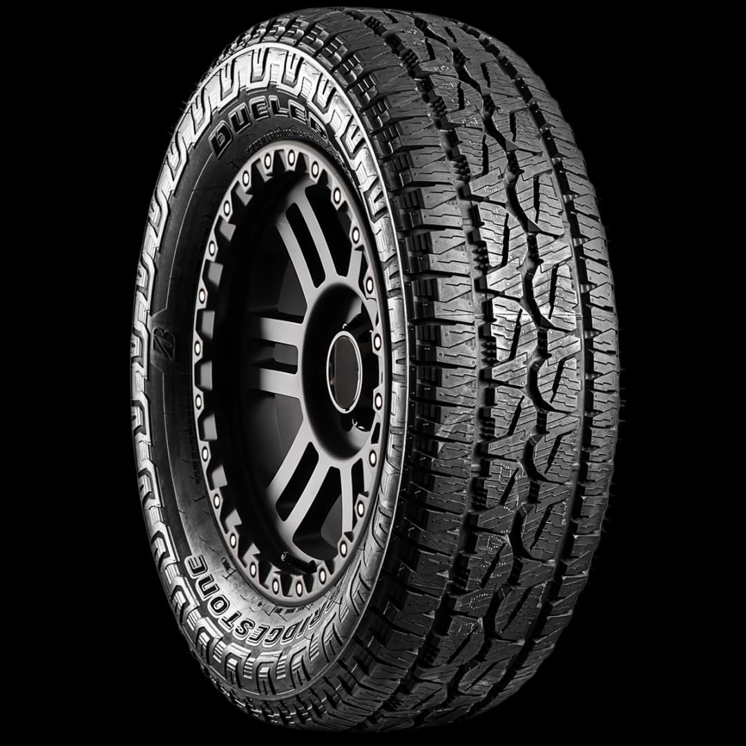 Bridgestone Dueler A/T Revo 3 20" angled tire