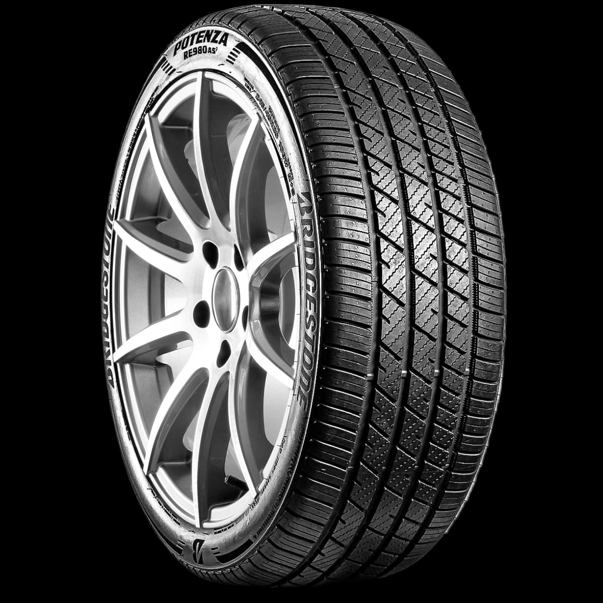 Bridgestone Potenza RE980AS 225/45ZR19XL Tires - Low Price & Fast