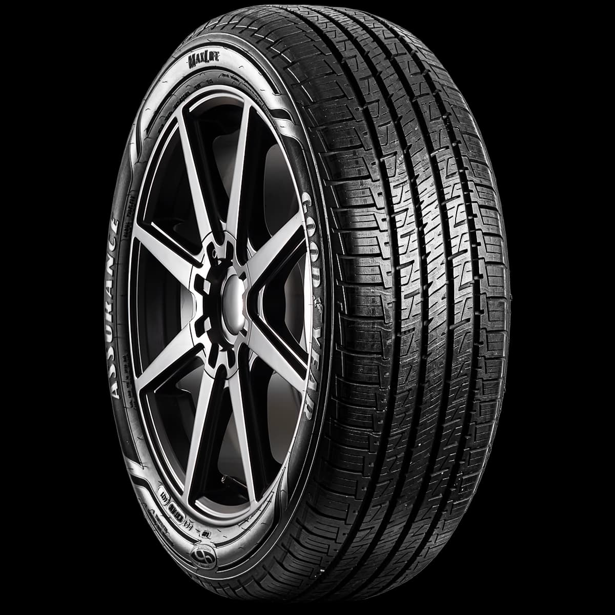 Goodyear Assurance Maxlife 20" angled tire