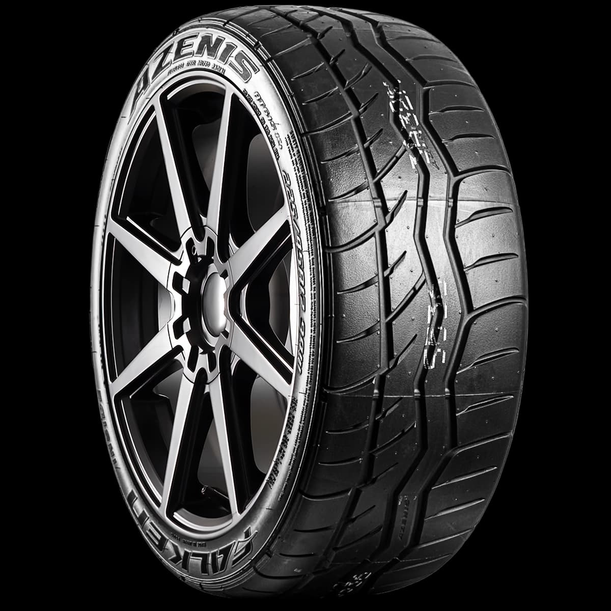 Falken Azenis RT615K+ 17" angled tire
