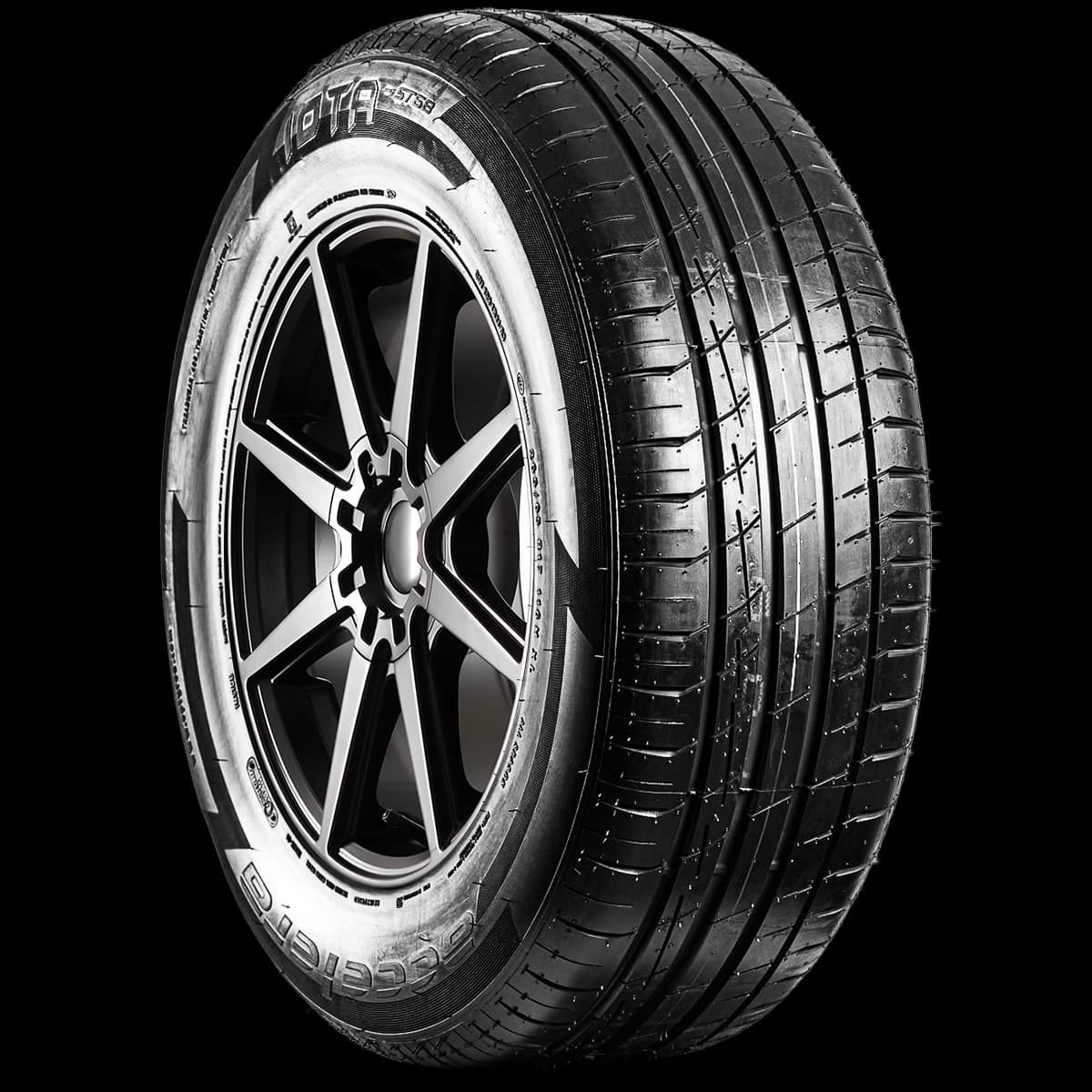 Accelera IOTA ST68 17" angled tire