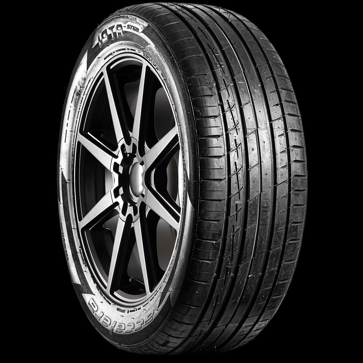 Accelera IOTA ST68 20" angled tire
