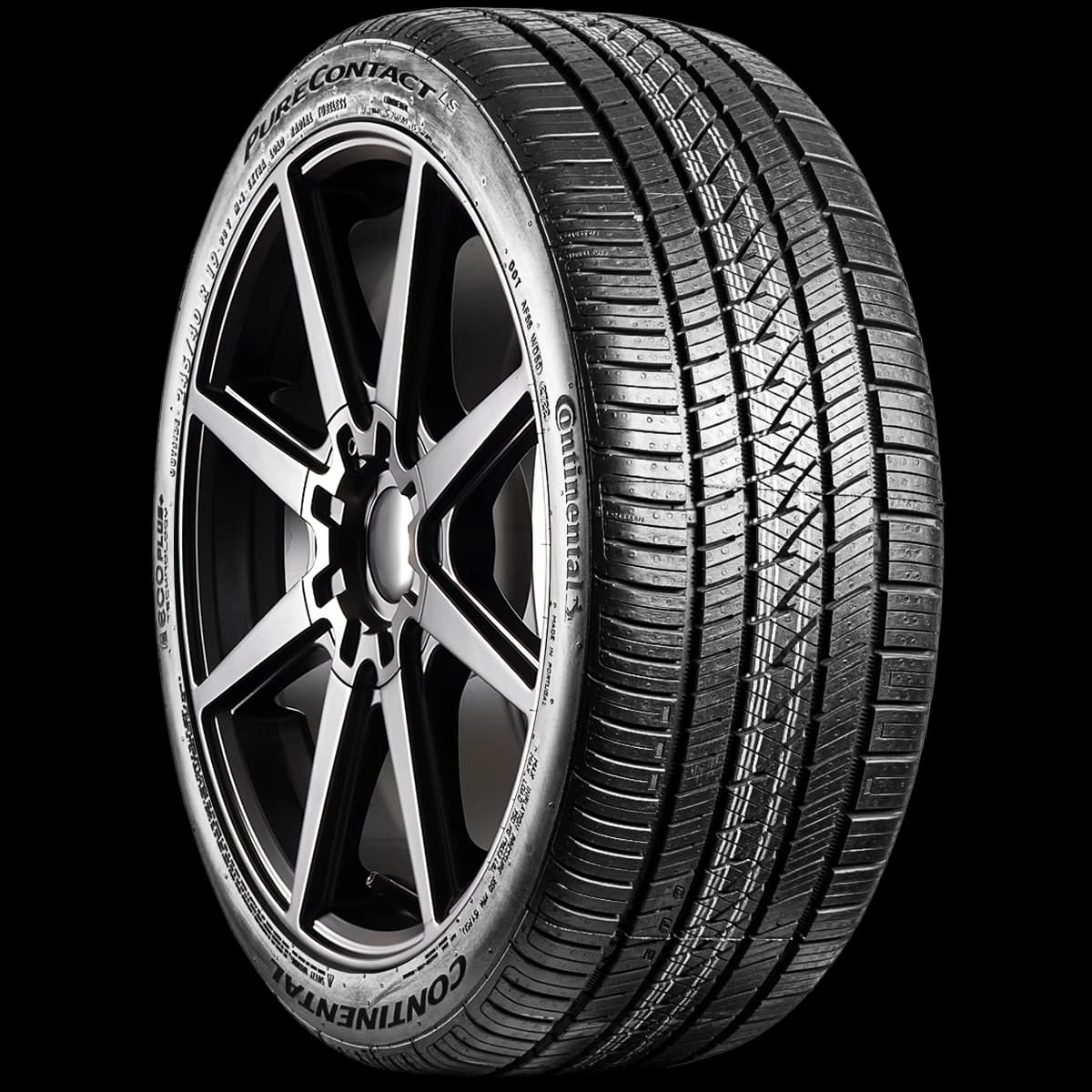 Continental PureContact LS with Eco Plus Technology 20" angled tire