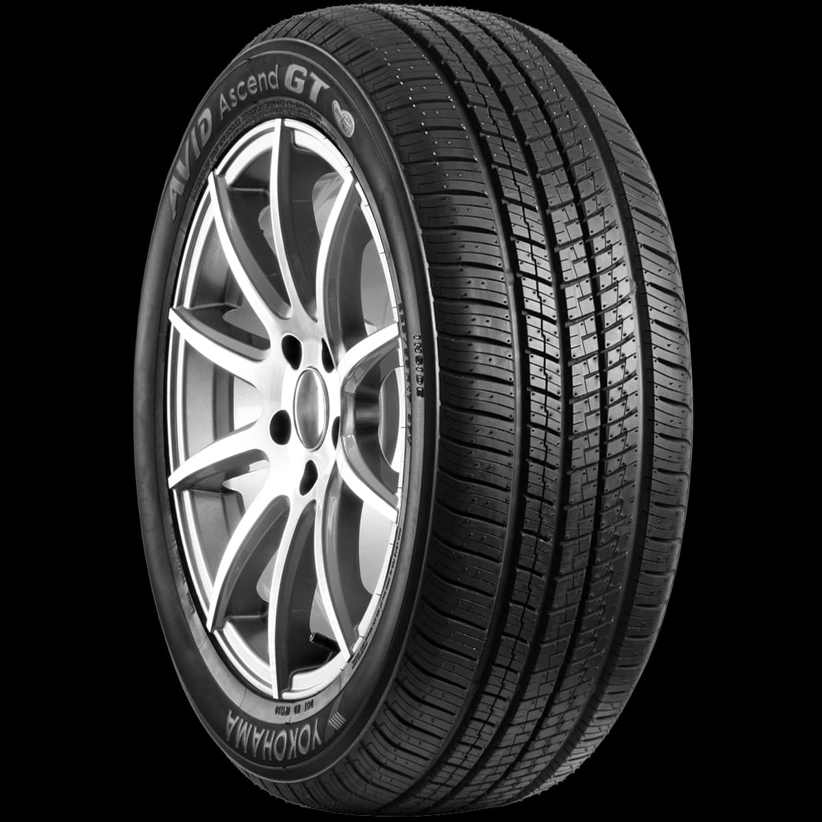 Yokohama Ascend GT 17" angled tire
