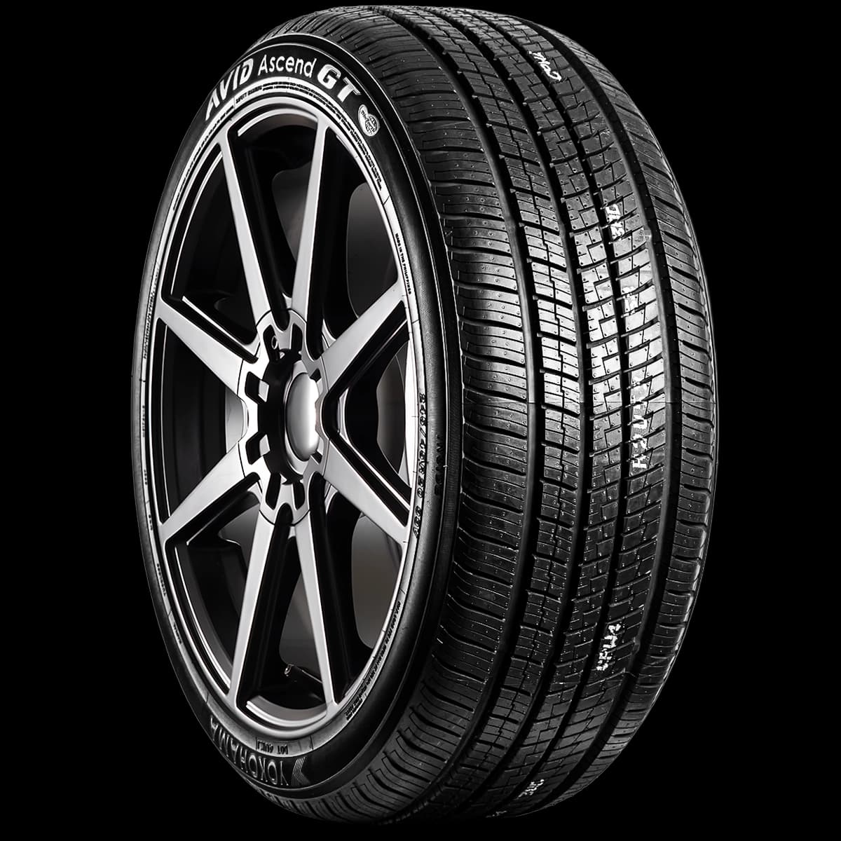 Yokohama Ascend GT 20" angled tire