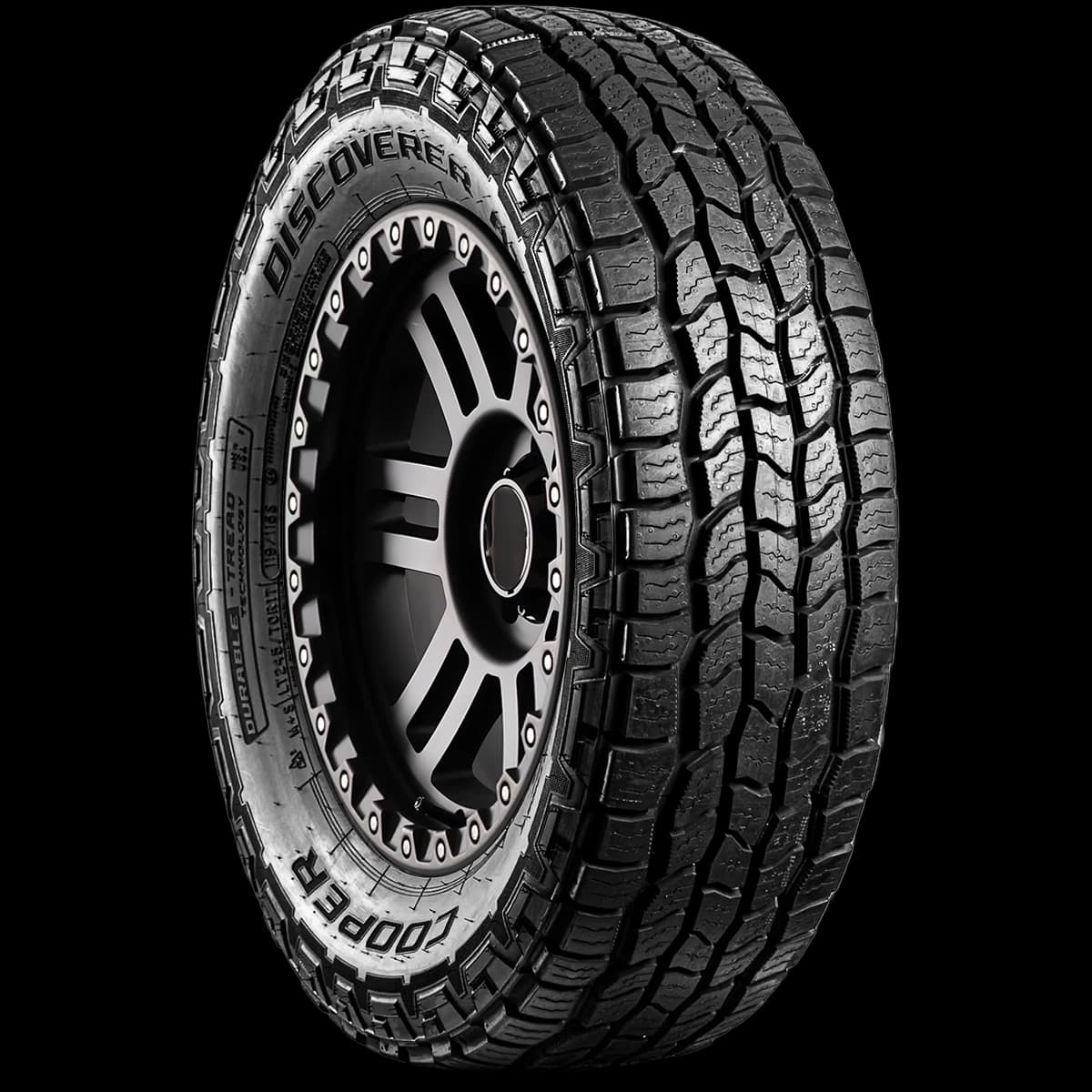 Cooper Discoverer AT3 LT 17" angled tire