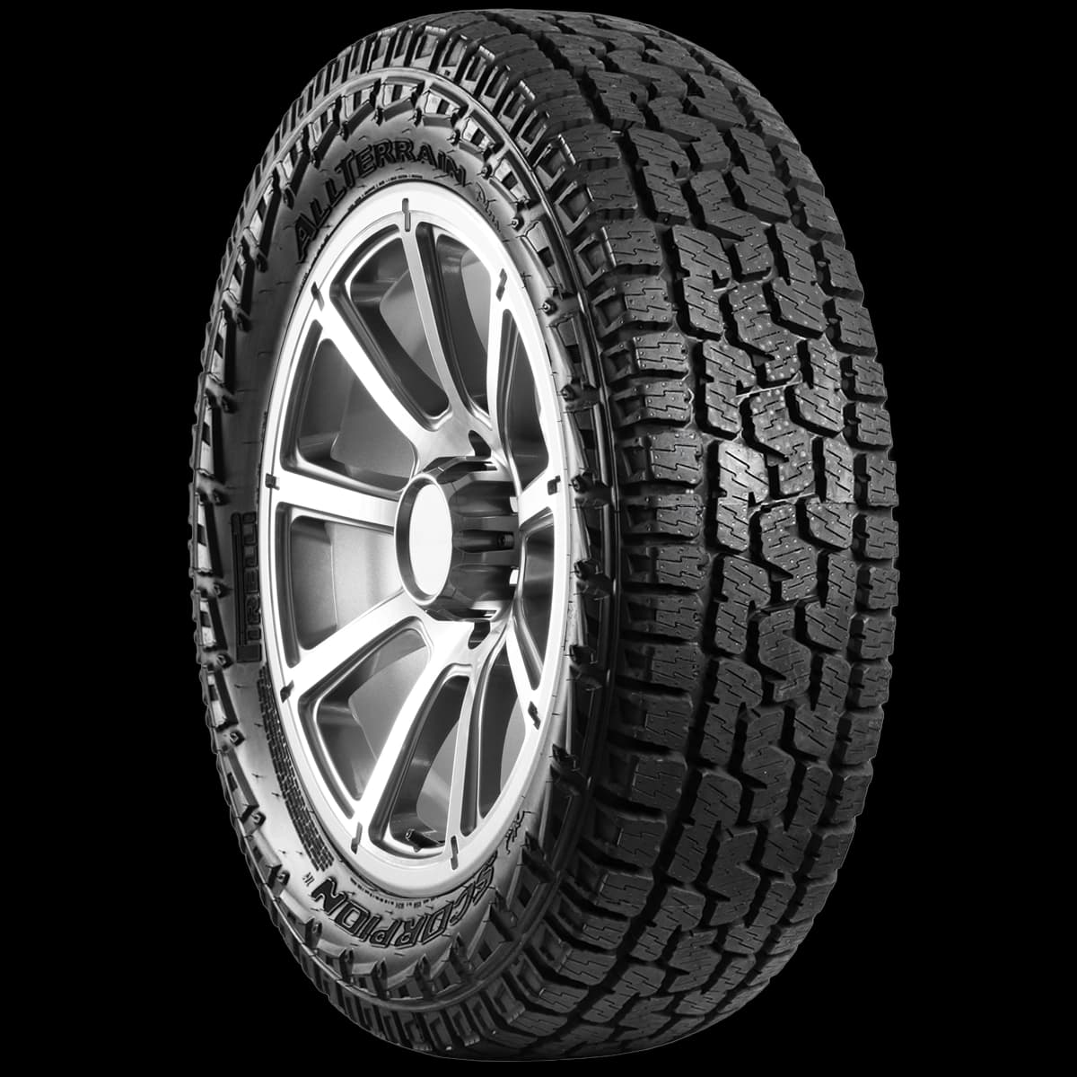 Pirelli Scorpion A/T Plus 17" angled tire