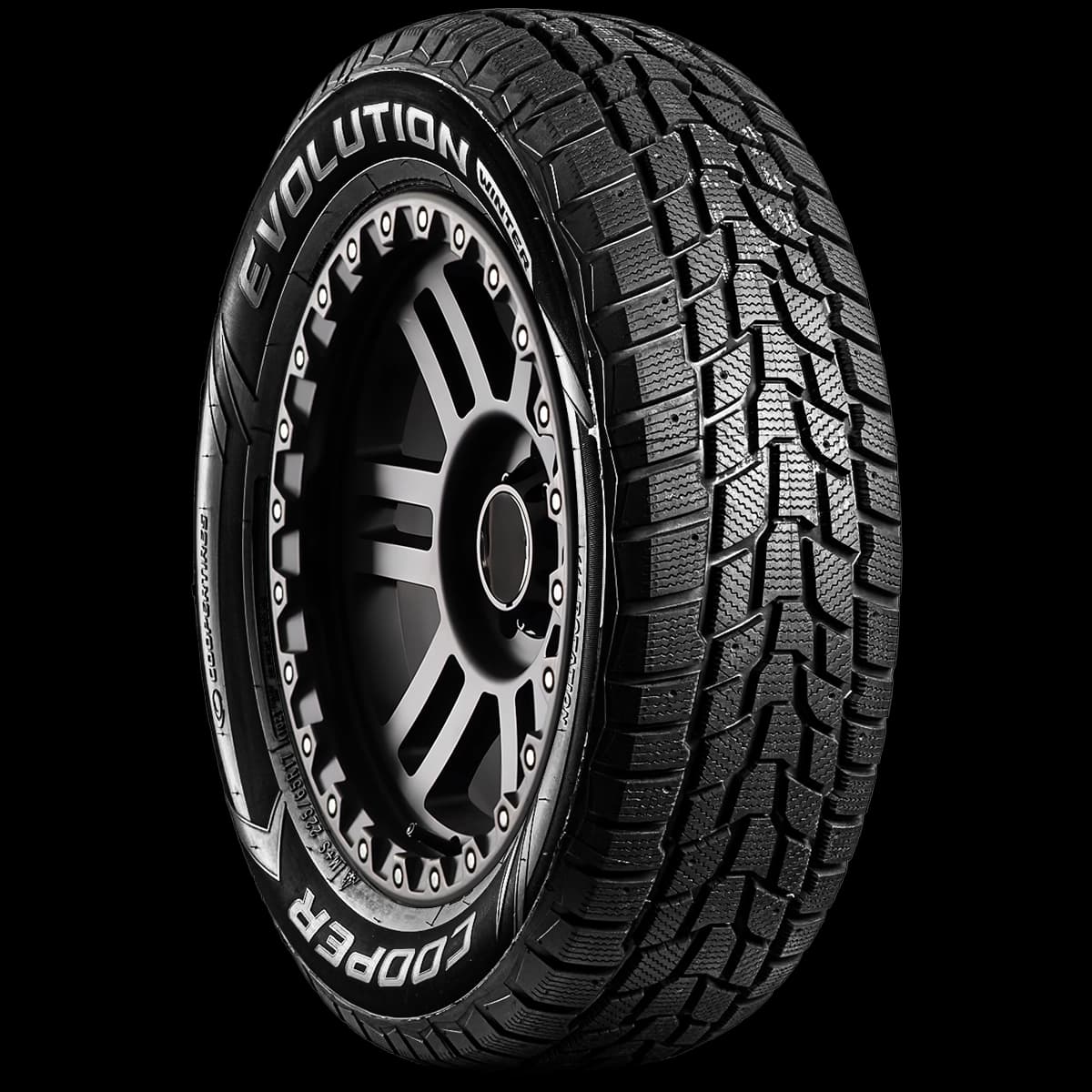 Cooper Evolution Winter 17" angled tire