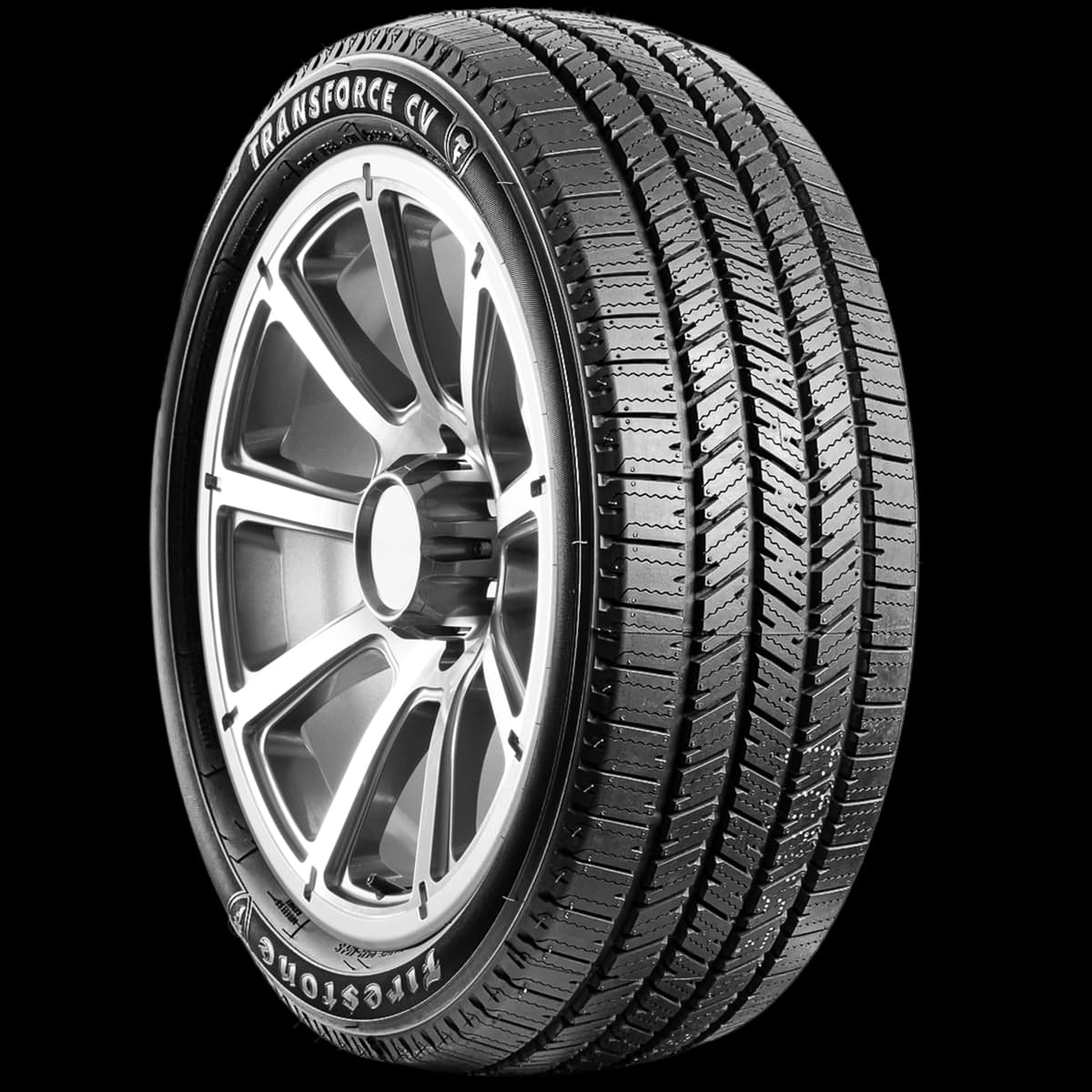 Firestone Transforce CV 17" angled tire
