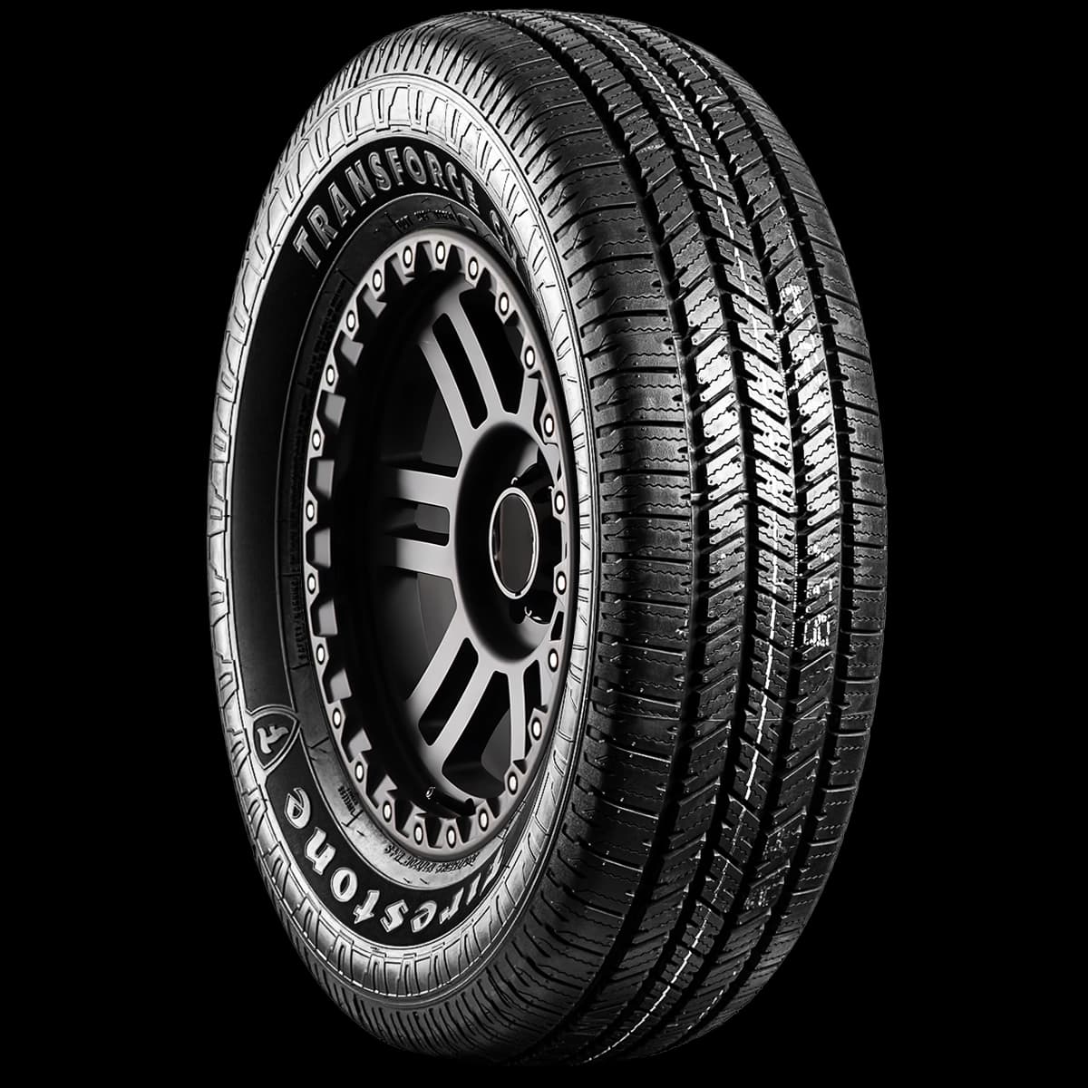 Firestone Transforce CV 17" angled tire