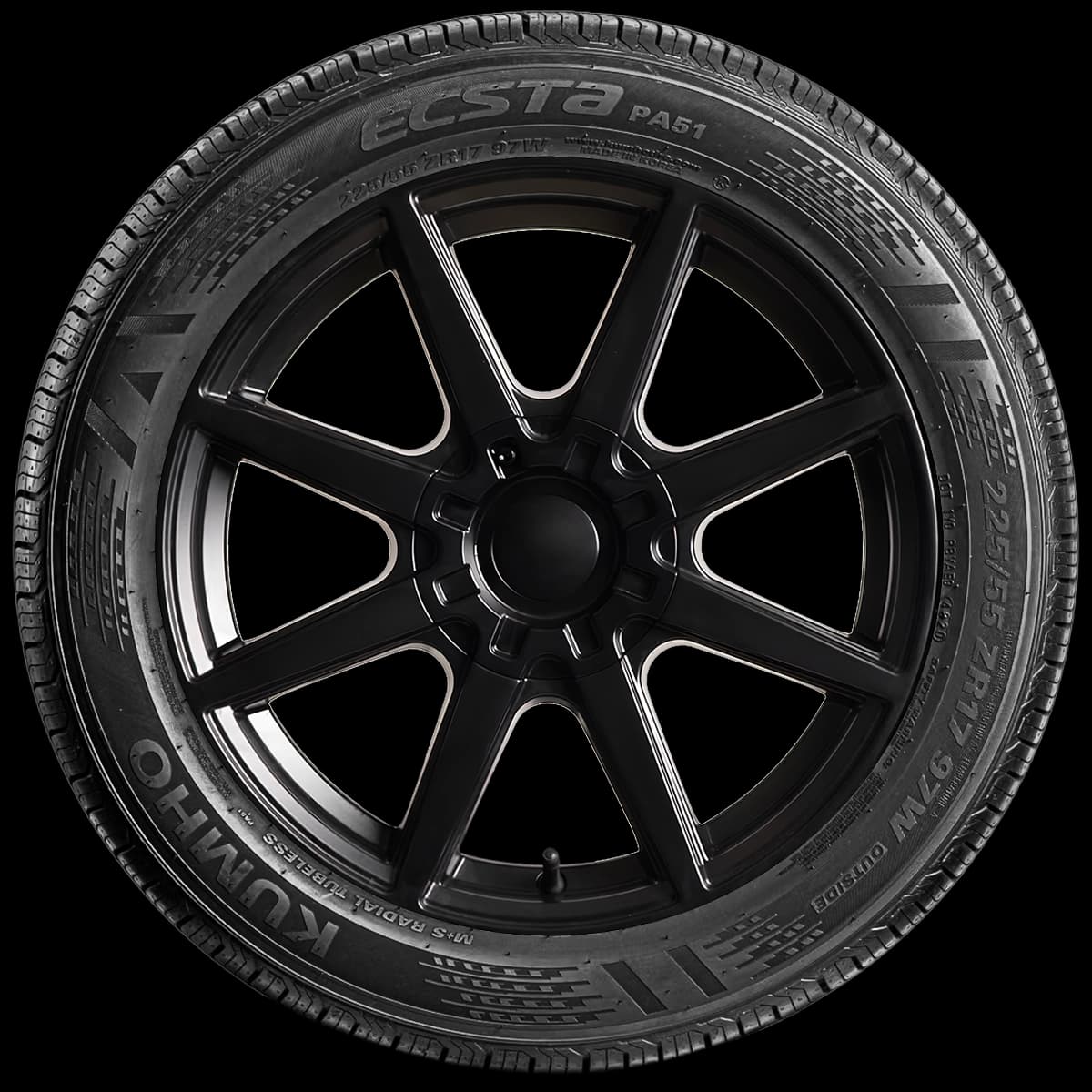Kumho Ecsta PA51 17" side tire