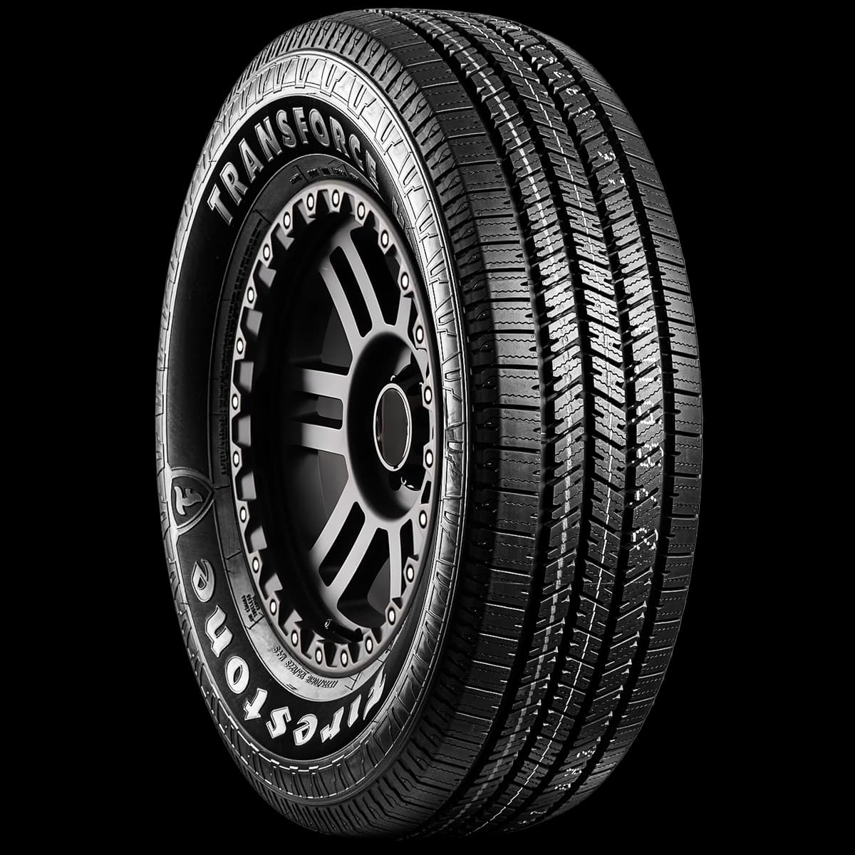 Firestone Transforce HT2 17" angled tire