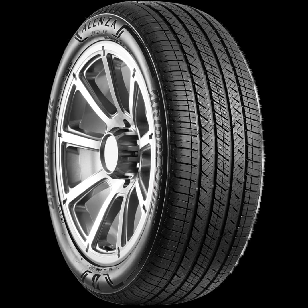 Bridgestone Alenza Sport AS 20" angled tire