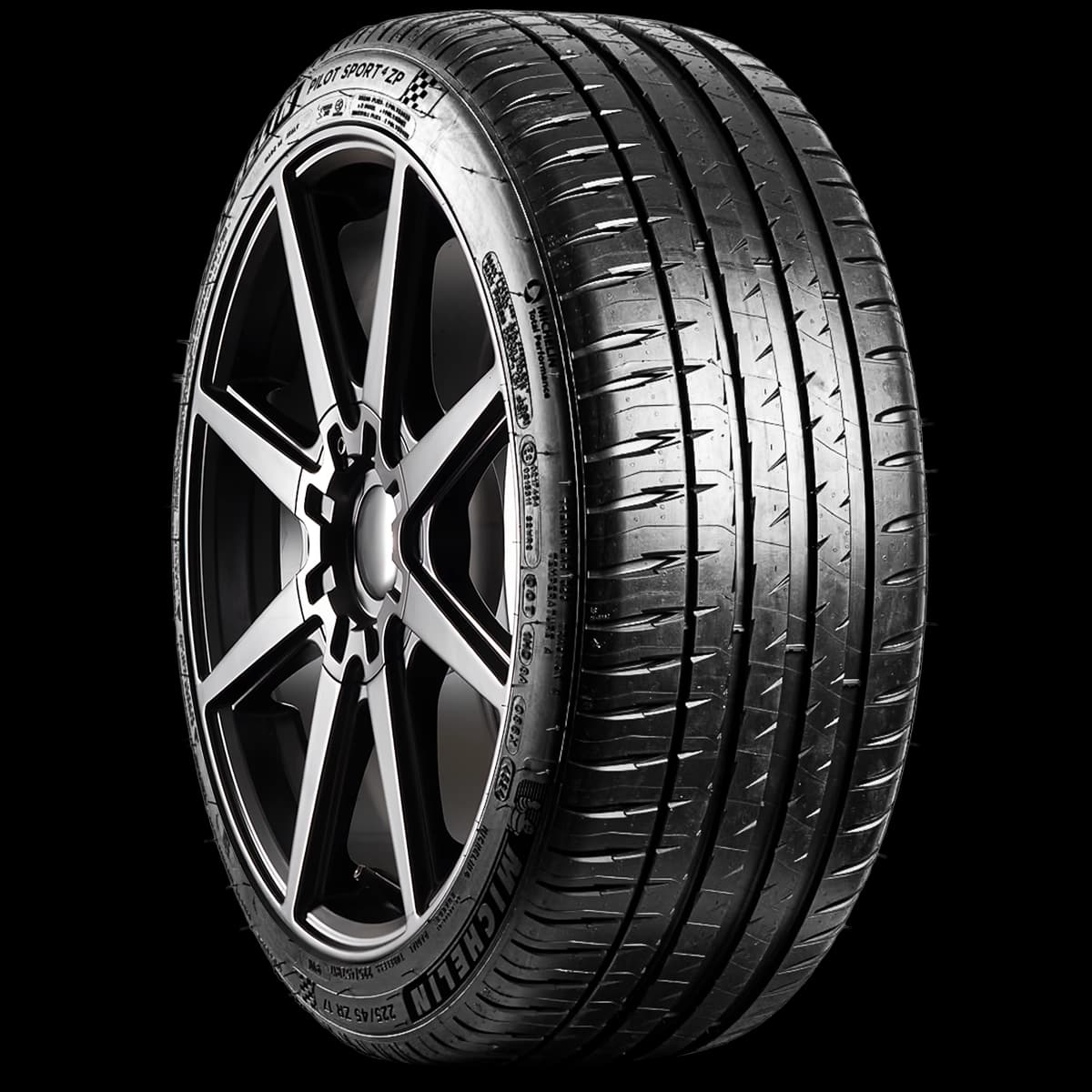 Michelin Pilot Sport 4 17" angled tire