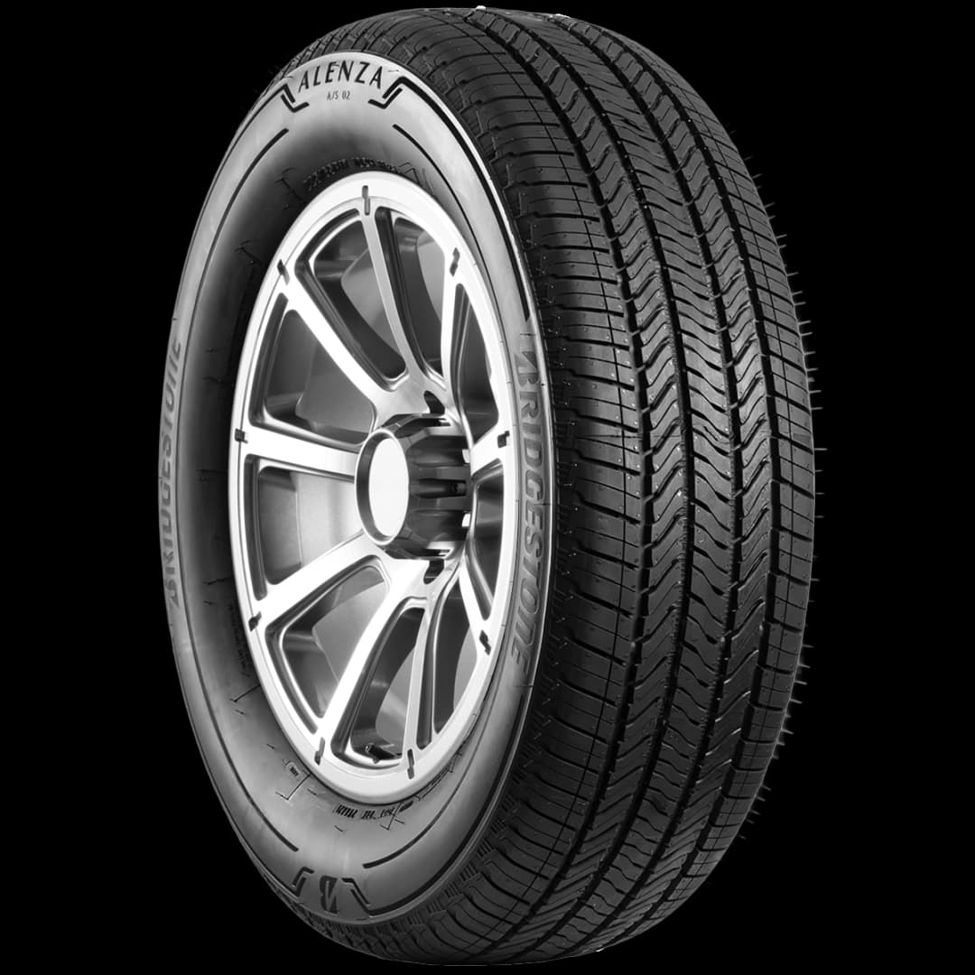 Bridgestone Alenza AS 02 17" angled tire