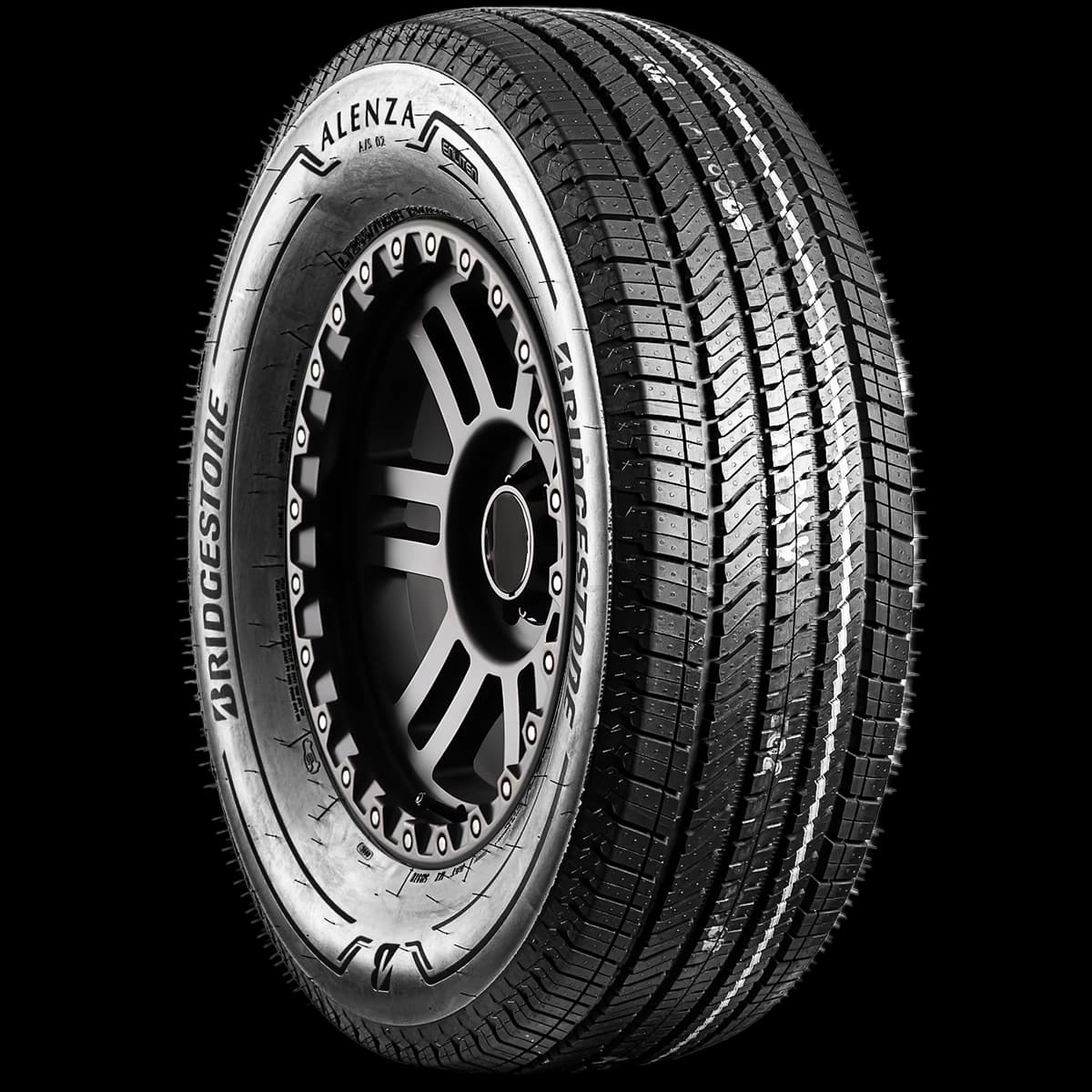 Bridgestone Alenza AS 02 17" angled tire