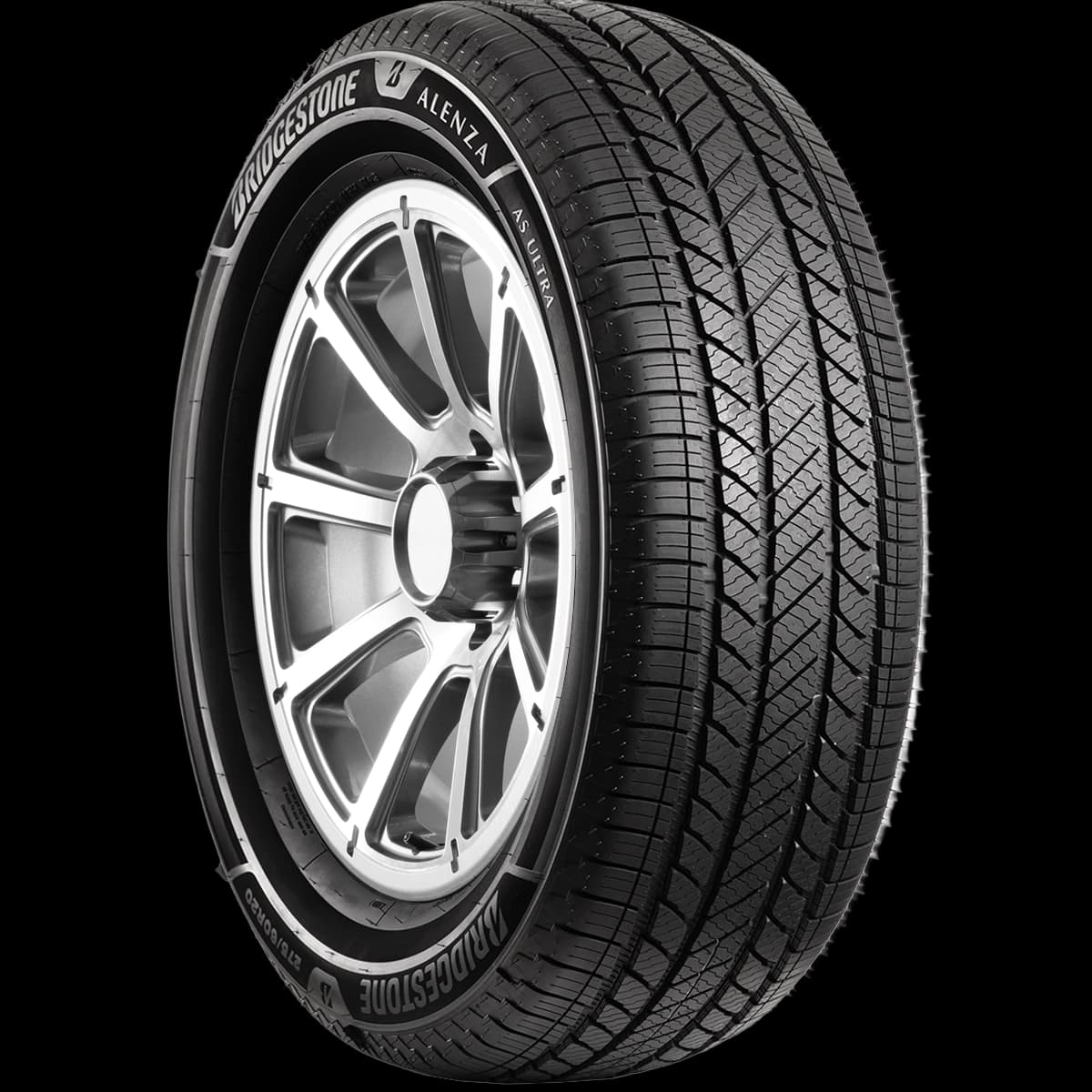Bridgestone Alenza AS 02 20" angled tire