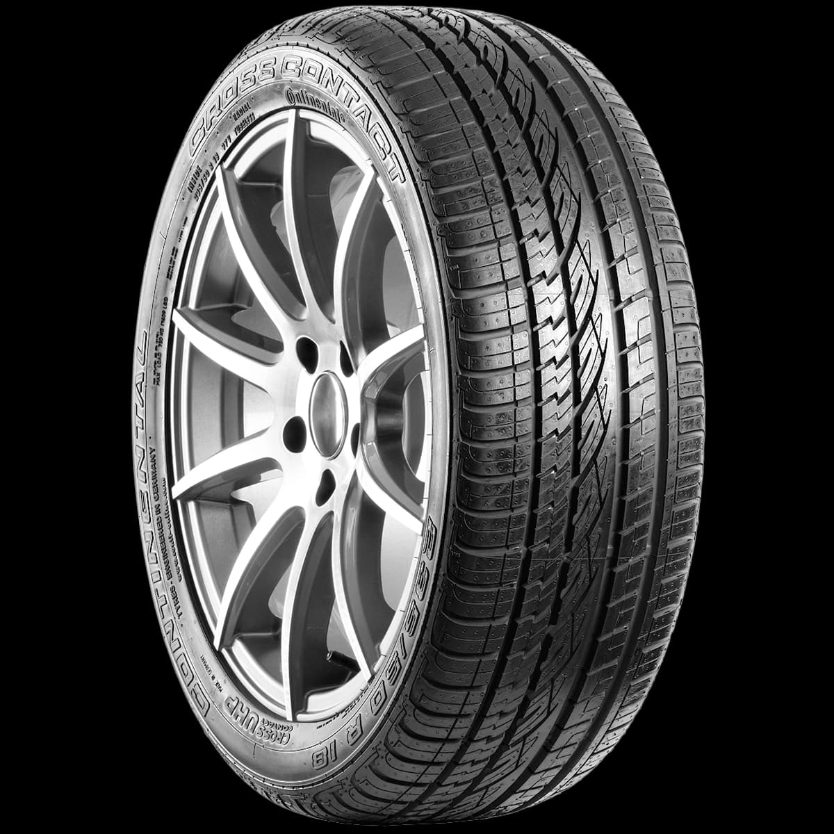 Continental CrossContact UHP 17" angled tire