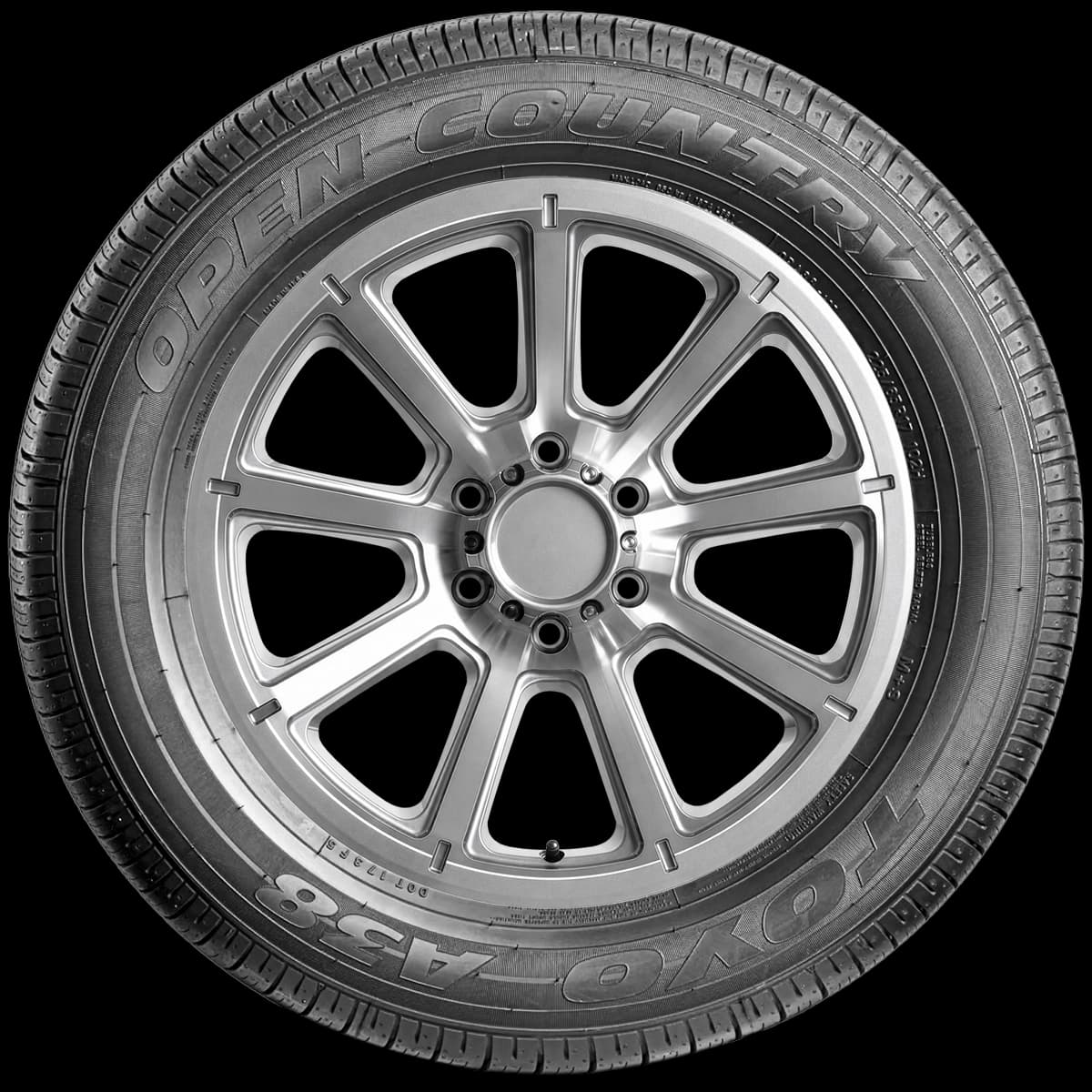 Toyo Open Country A38 17" side tire