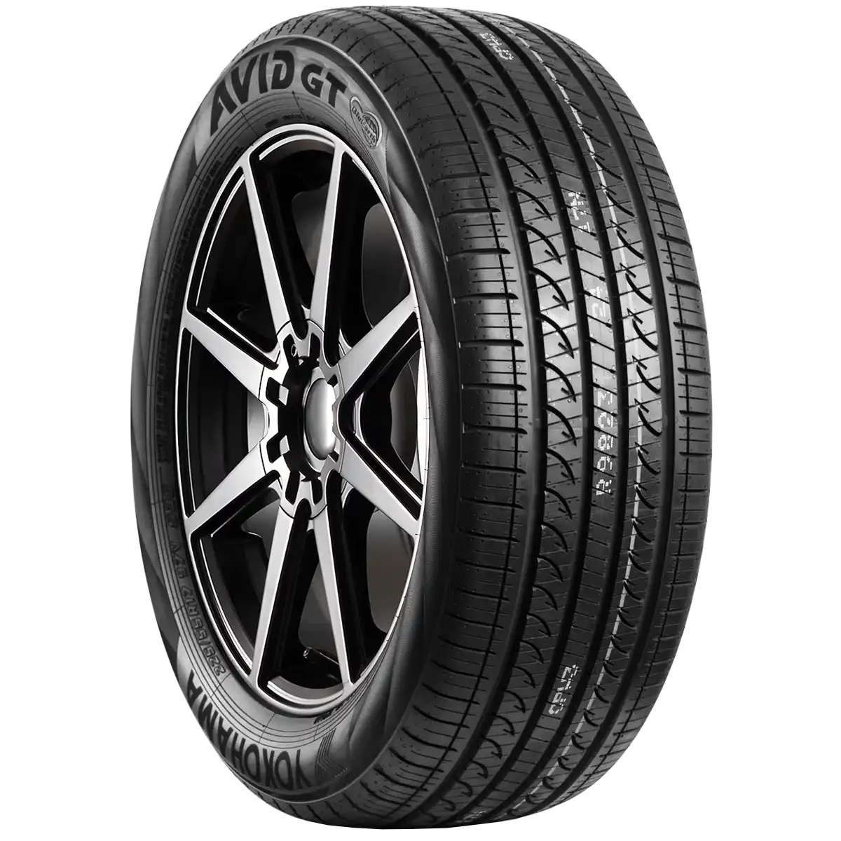 Yokohama Avid GT 17" angled tire