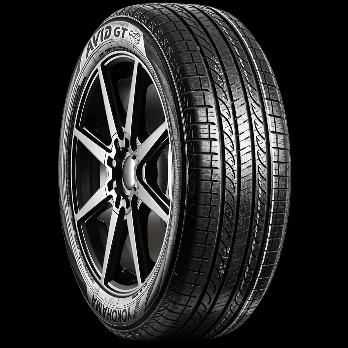 Yokohama Avid GT 20" angled tire