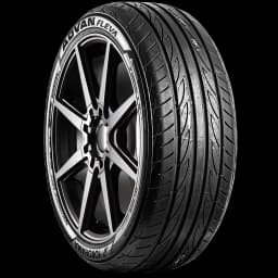 Yokohama Advan Fleva V701 17" angled tire