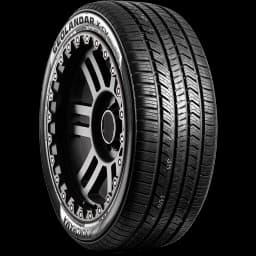 Yokohama Geolandar X-CV 20" angled tire