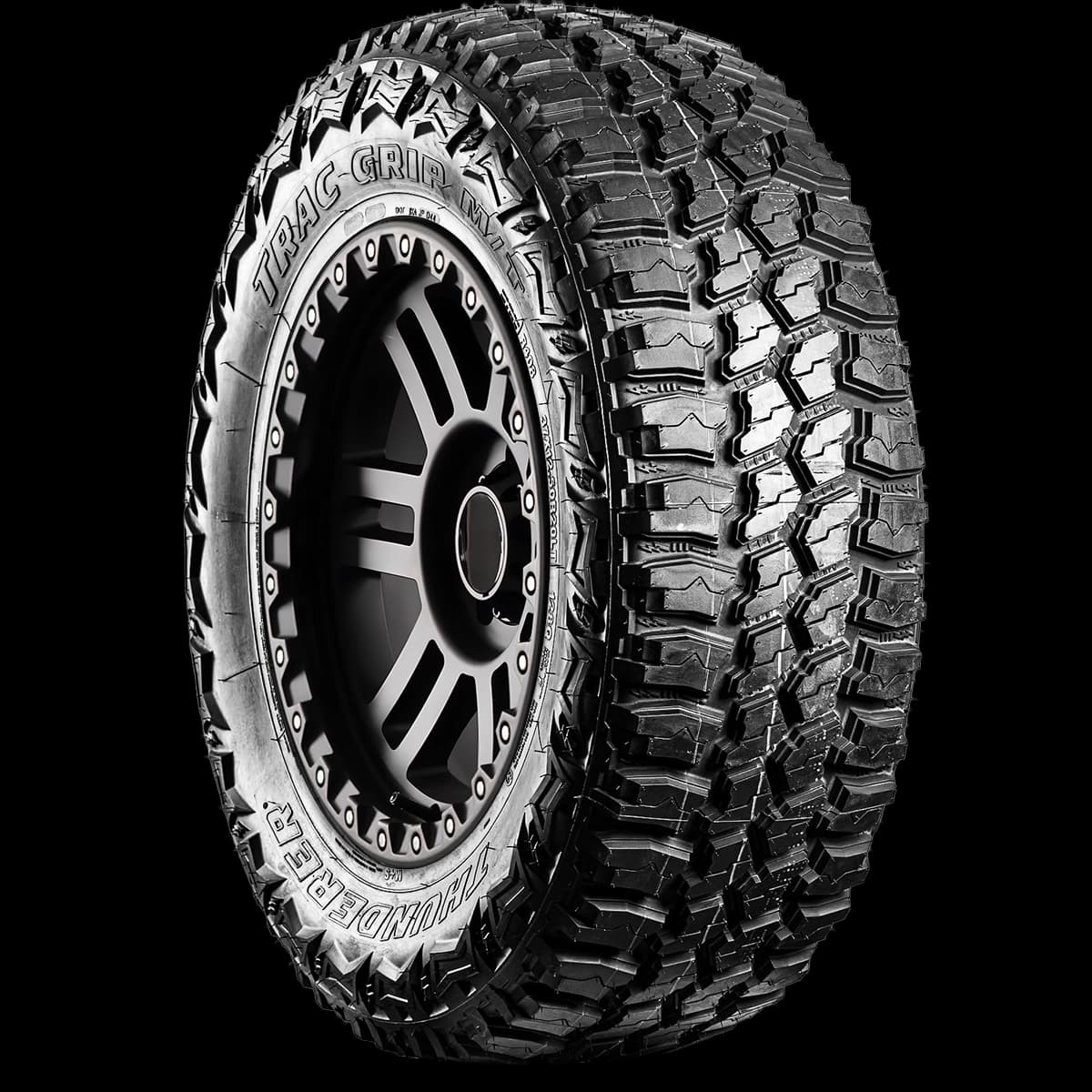 Thunderer Taction Grip MT R408 20" angled tire