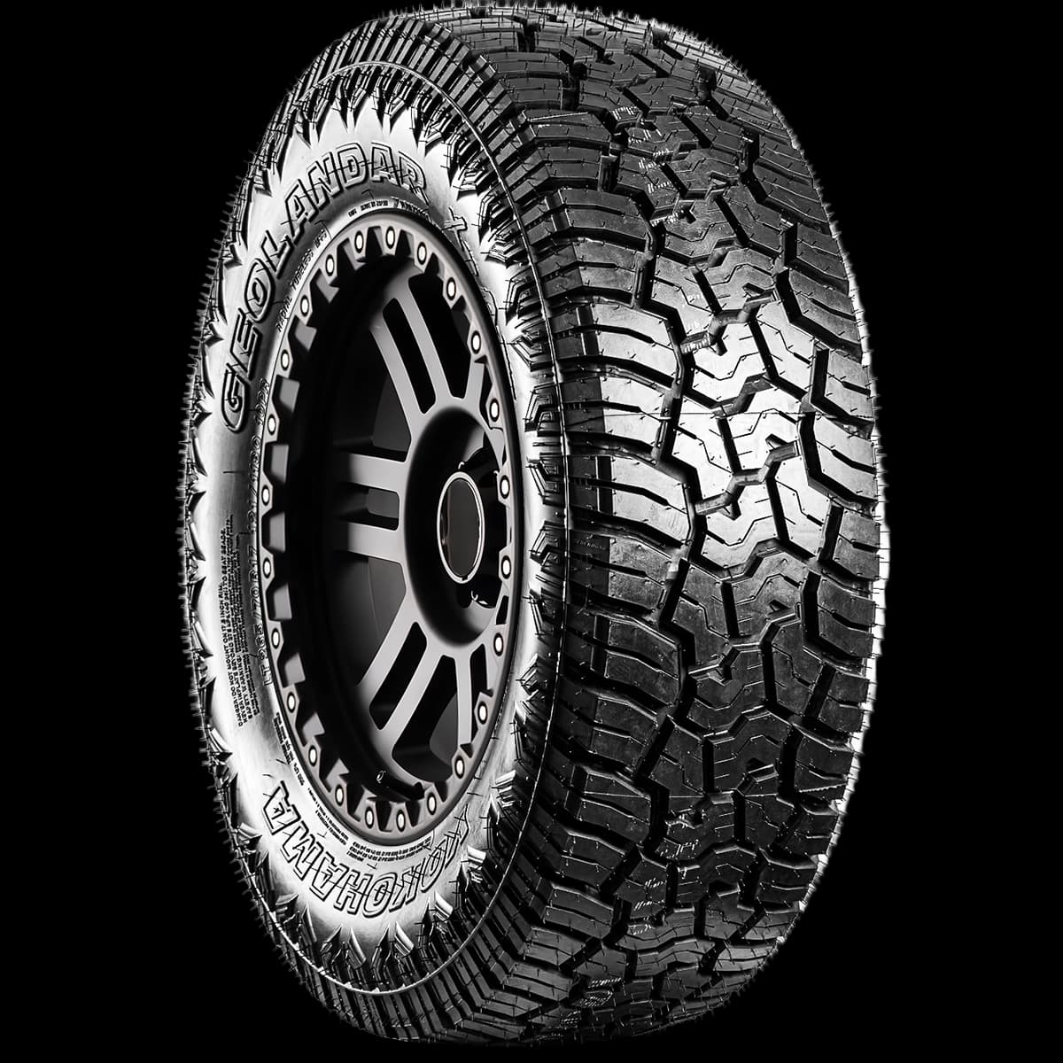Yokohama Geolandar X-AT 17" angled tire