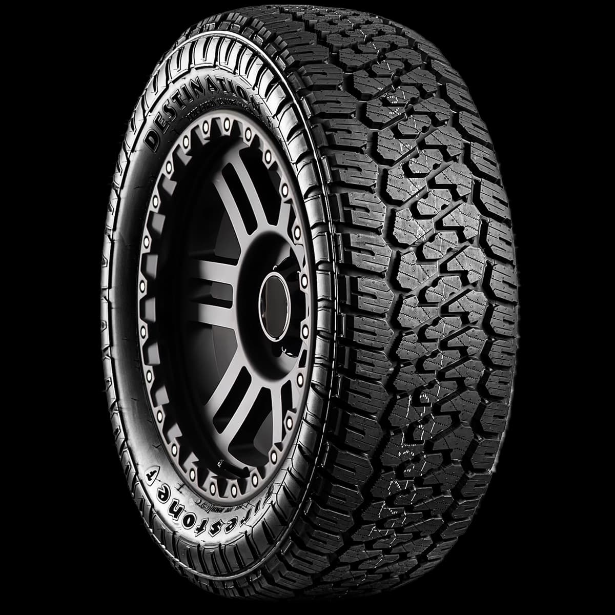 Firestone Destination X/T 20" angled tire