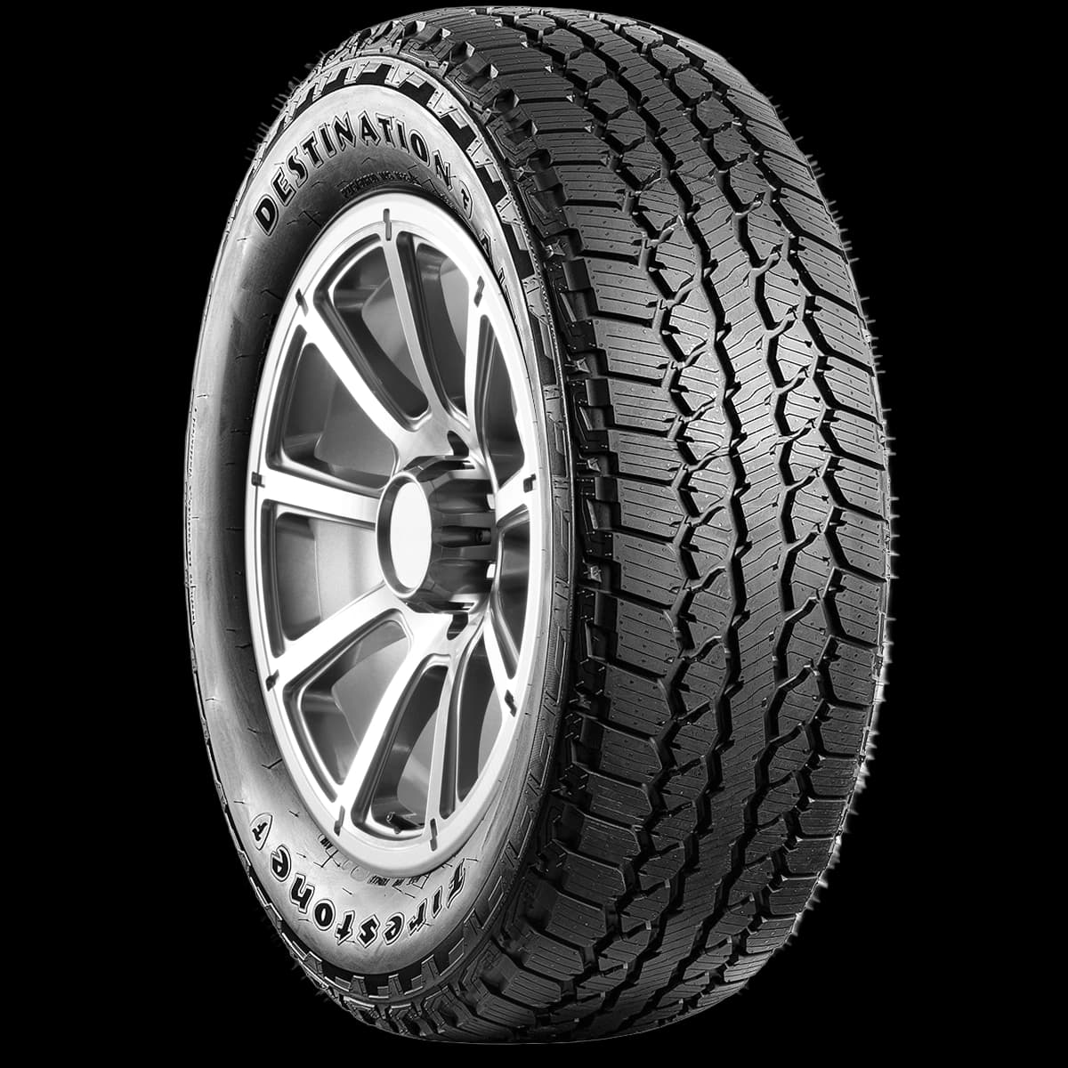 Firestone Destination A/T 2 20" angled tire