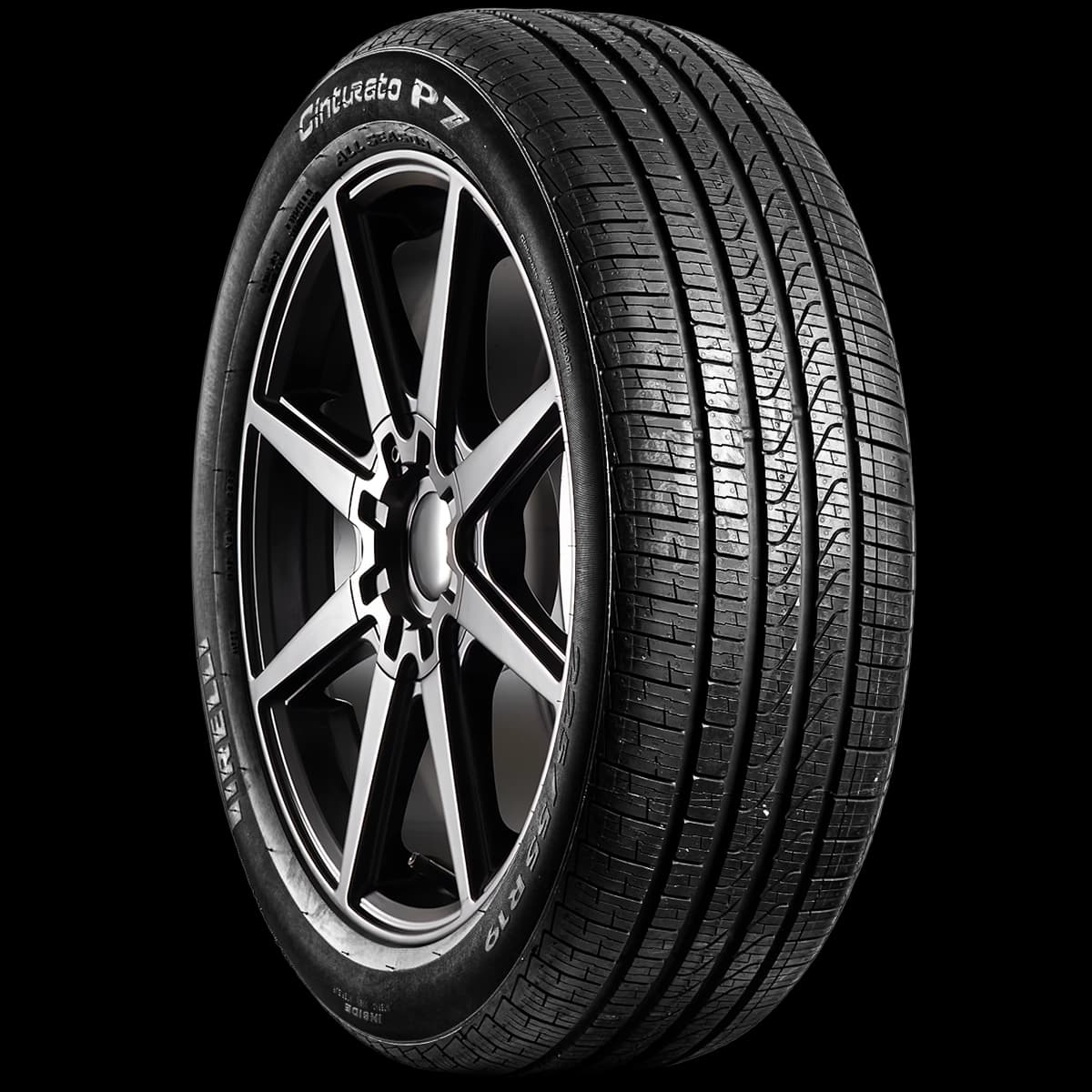 Pirelli Cinturato P7 AS+ 2 20" angled tire