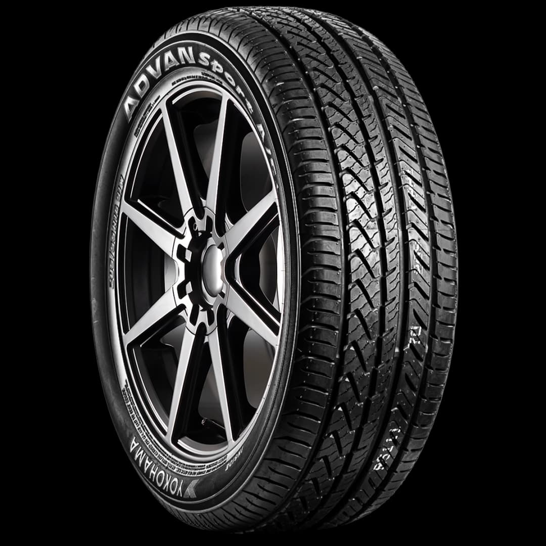 Yokohama Advan Sport AS+ 17" angled tire