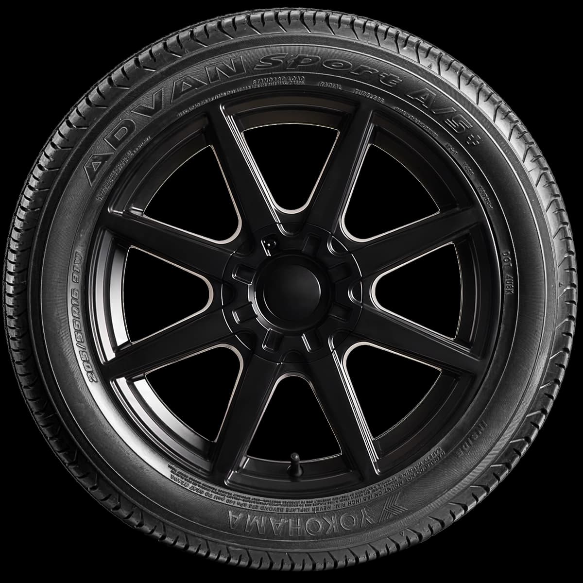 Yokohama Advan Sport AS+ 17" side tire