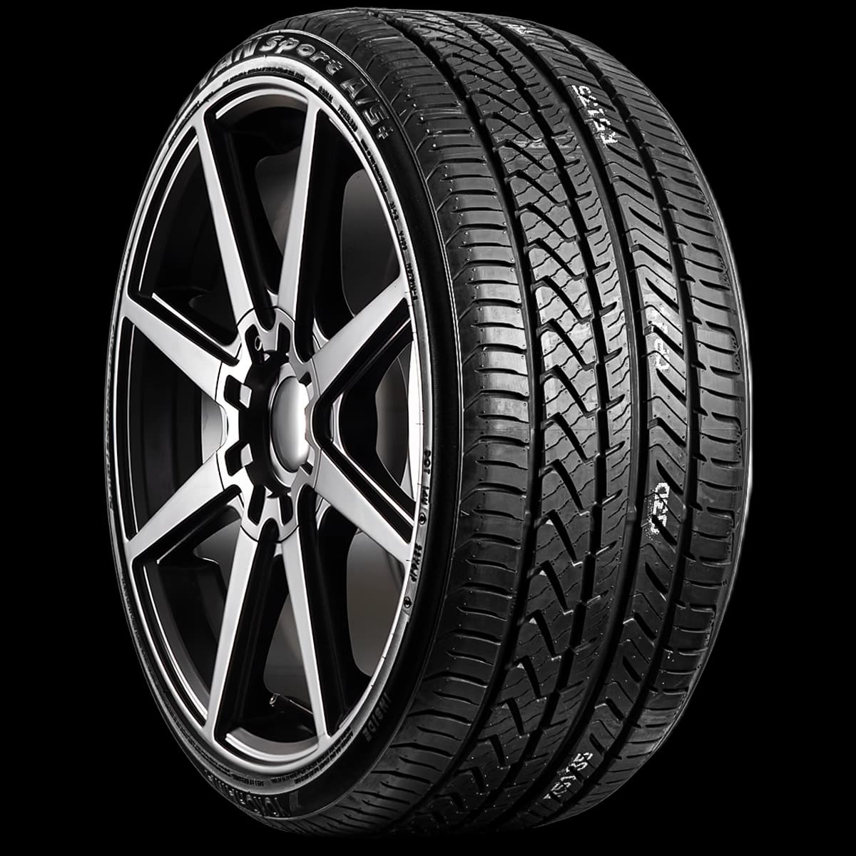 Yokohama Advan Sport AS+ 20" angled tire