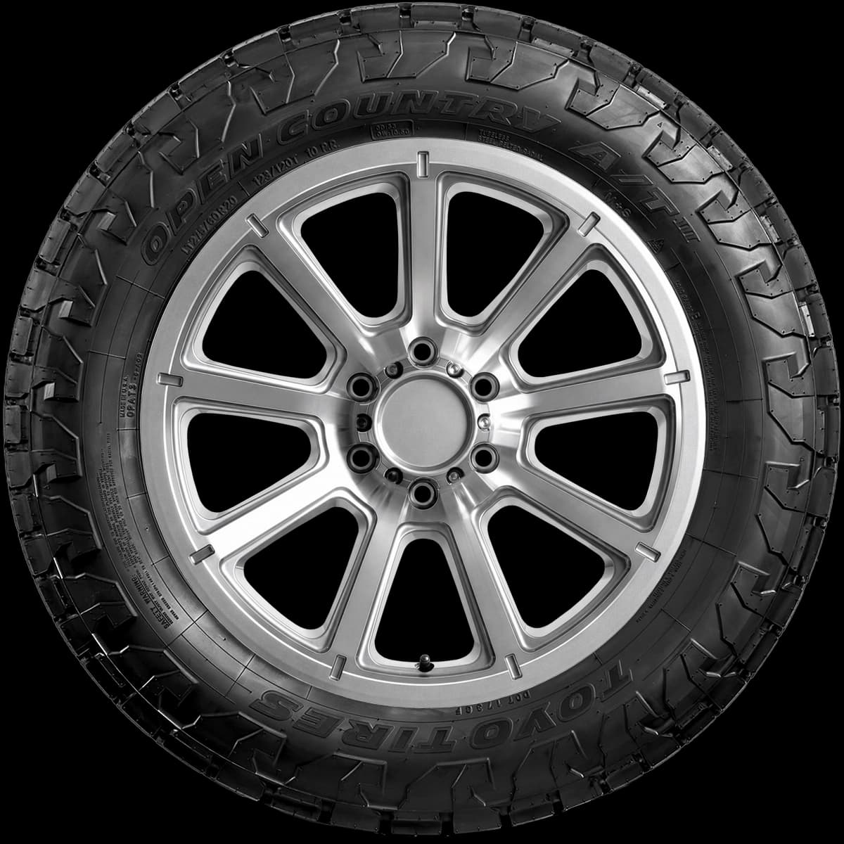 Toyo Open Country AT III 20" side tire