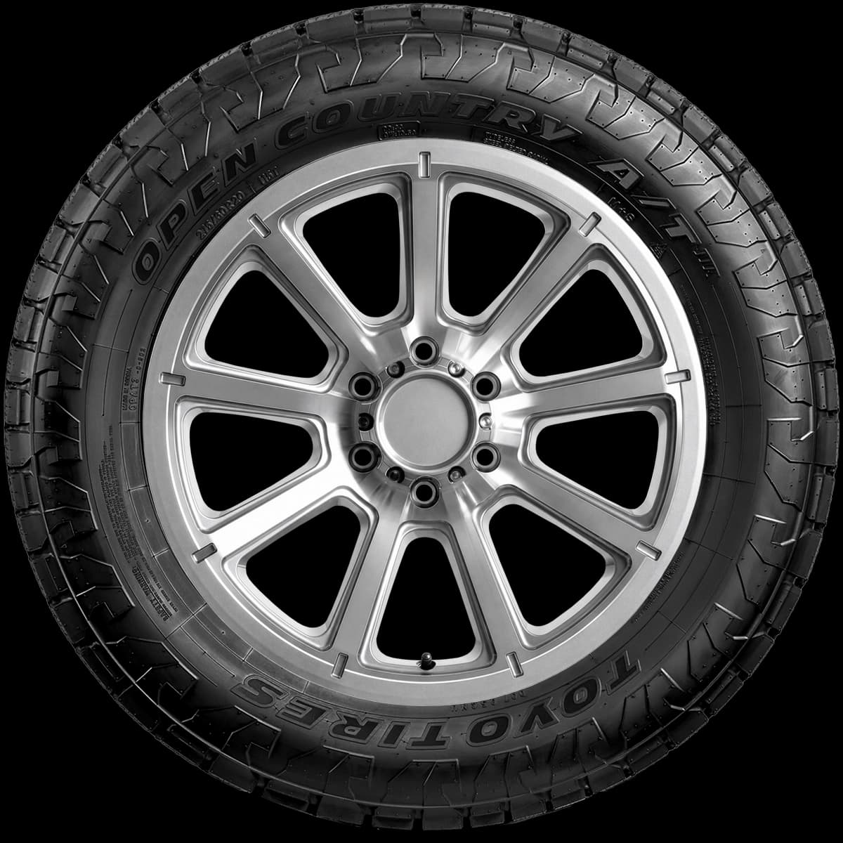 Toyo Open Country AT III 20" side tire