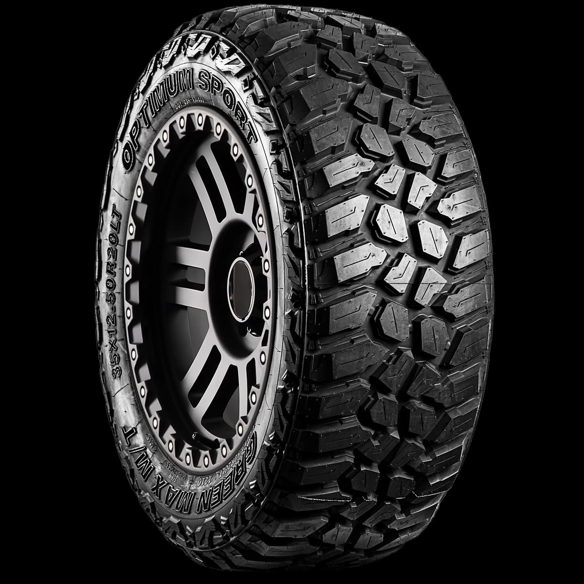 GreenMax Optimum M/T 20" angled tire