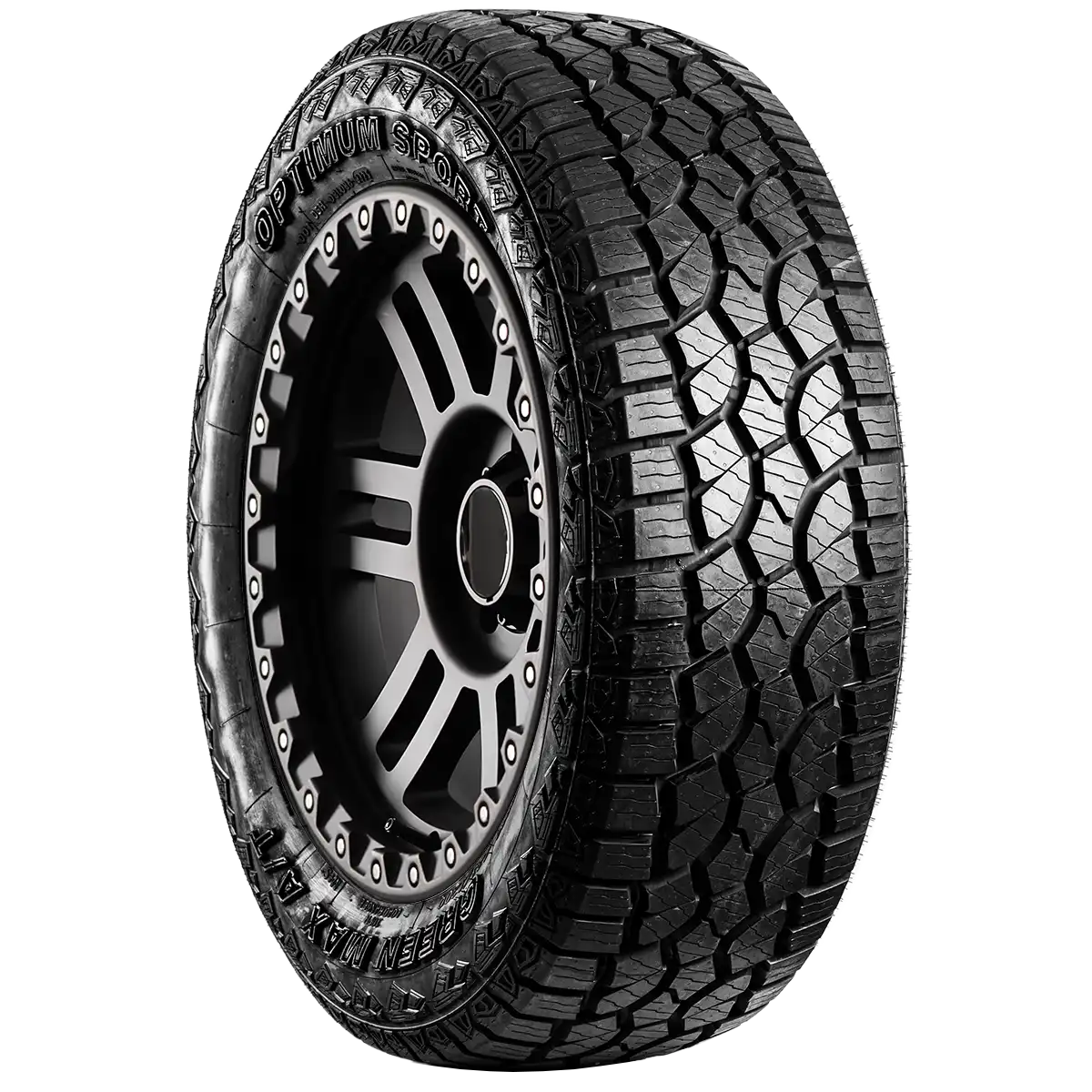 GreenMax Optimum A/T 20" angled tire